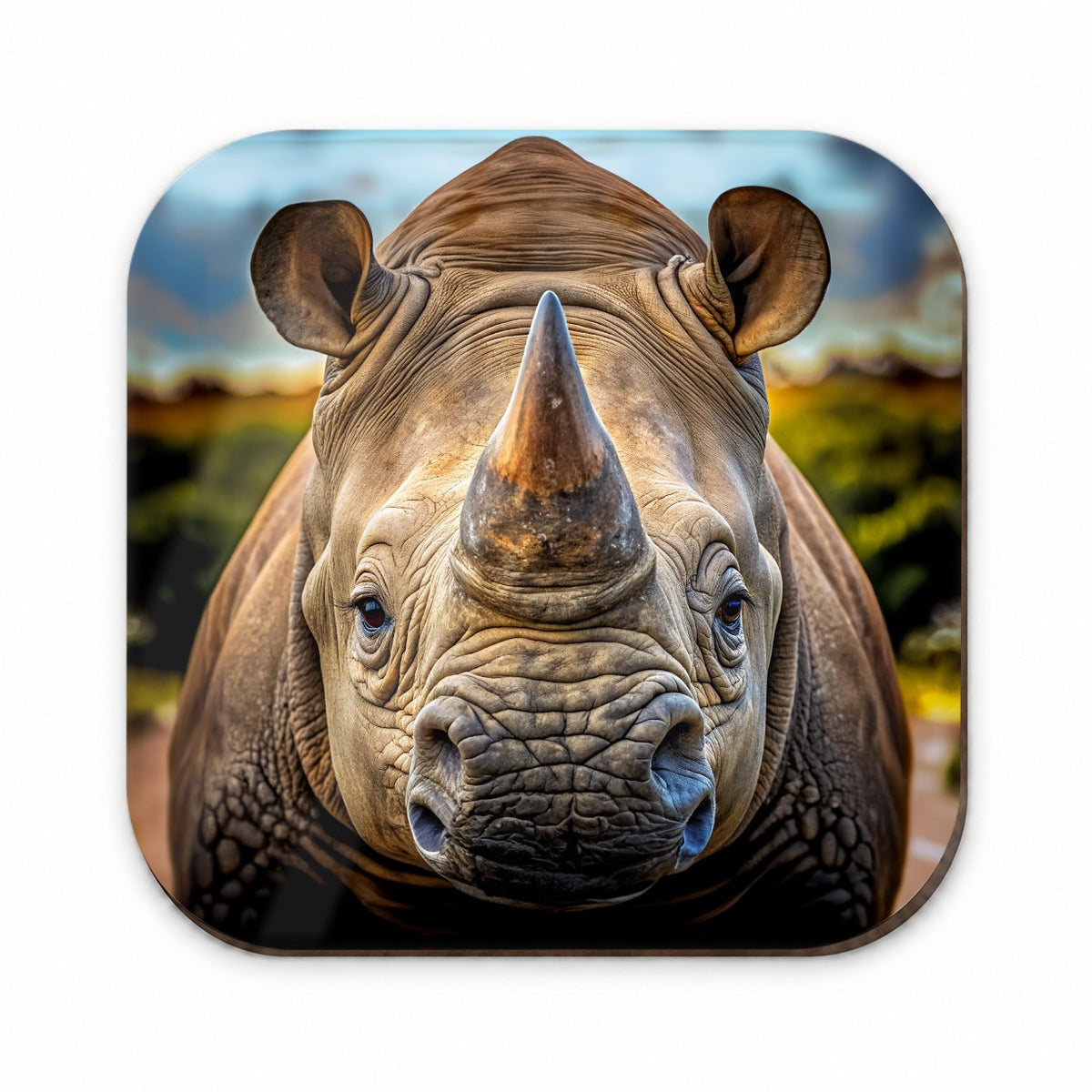 Rhinoceros Face Fridge Magnet