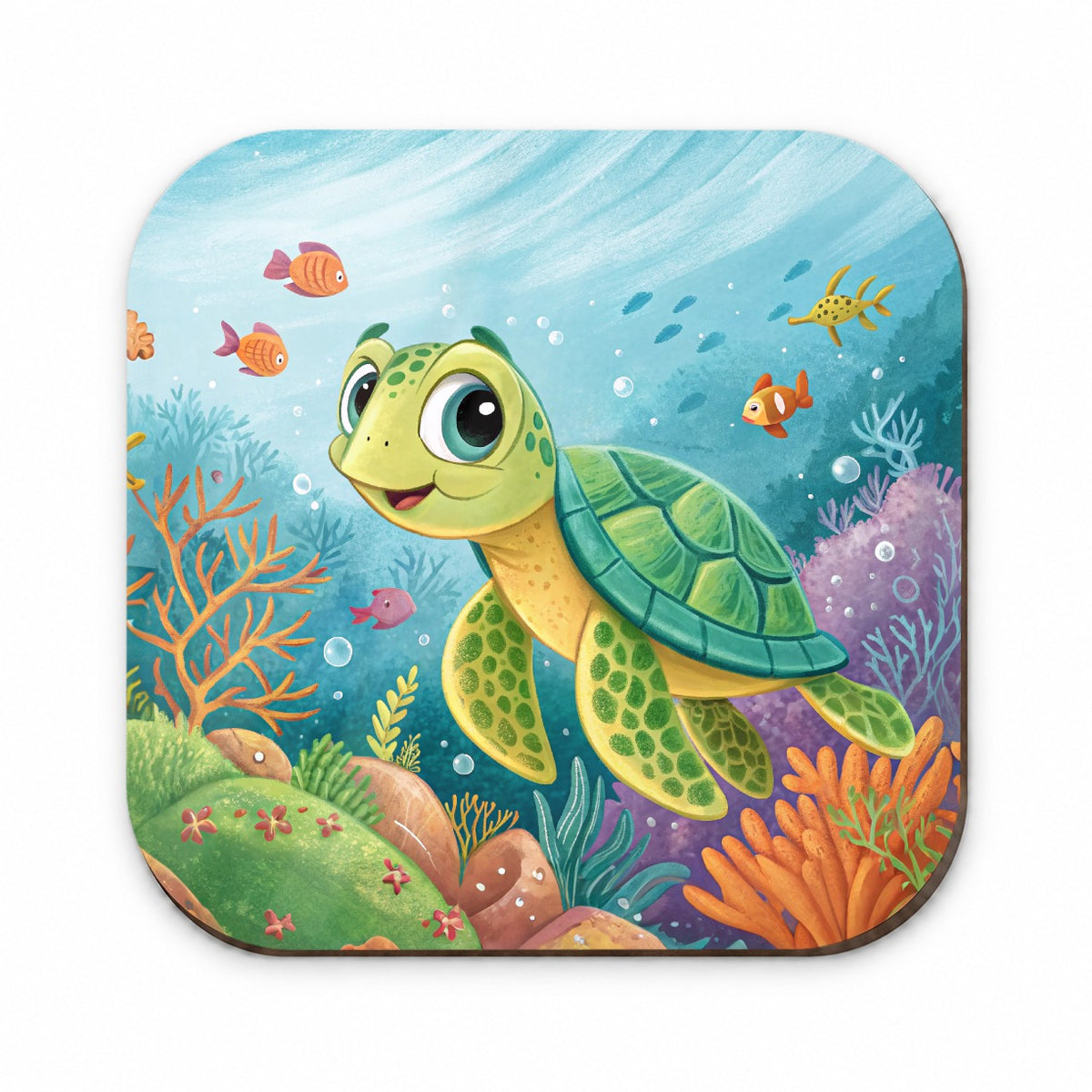Sea Turtle Children's Illustration Style Fridge Magnet