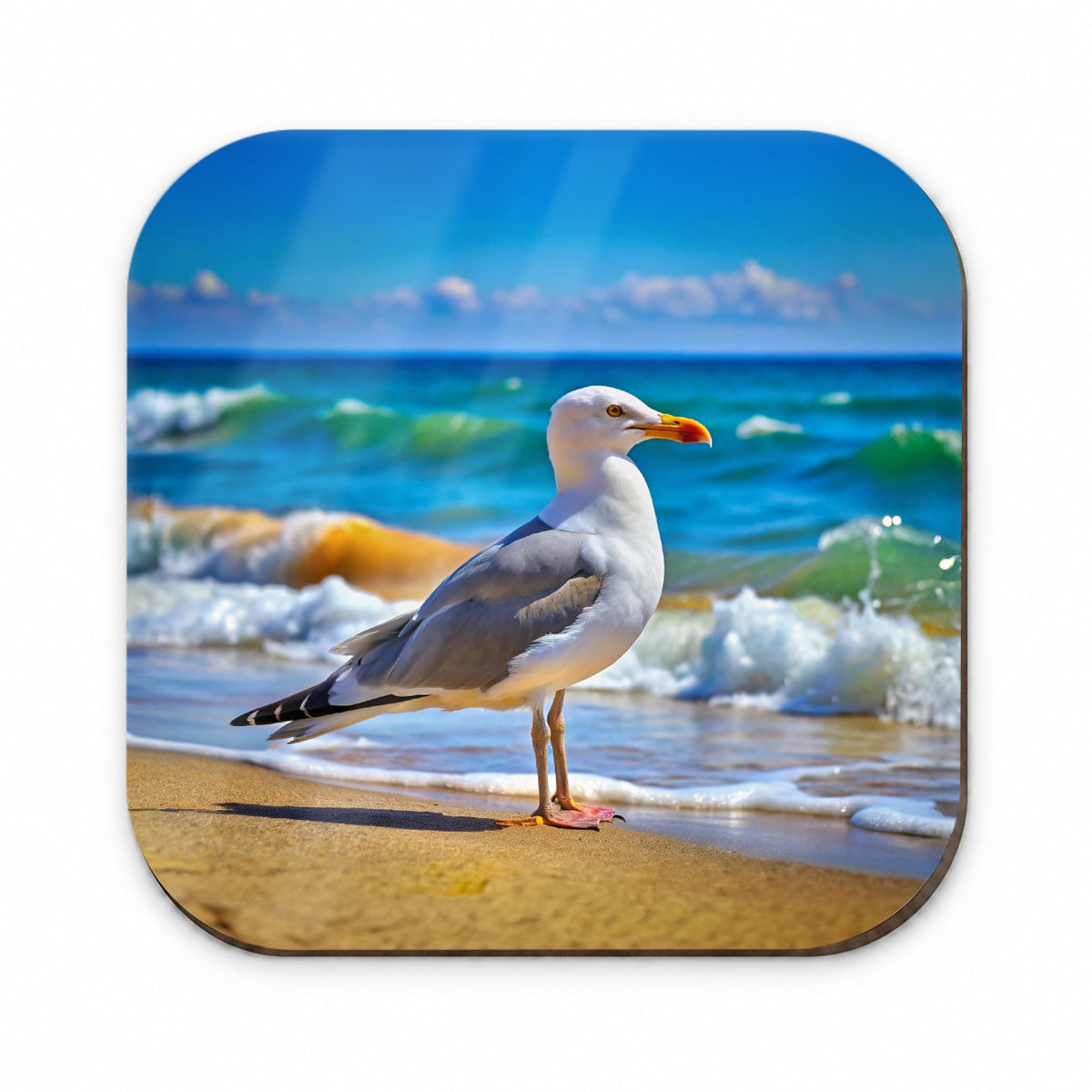 Seagull On Beach Fridge Magnet