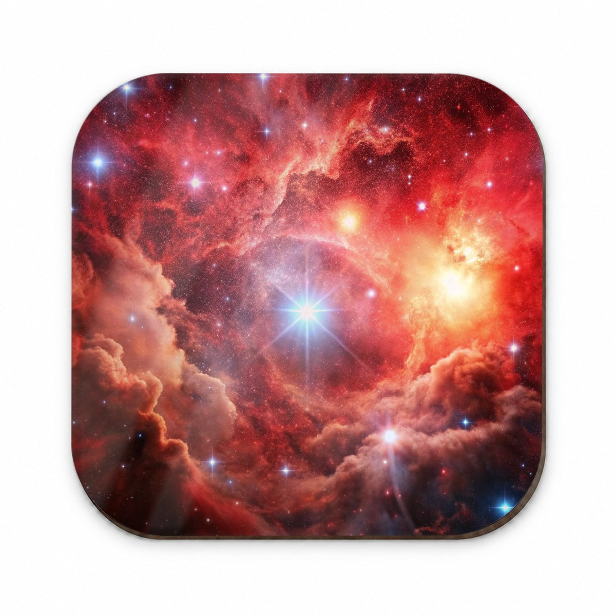 Space Galaxy Nebula Red Fridge Magnet