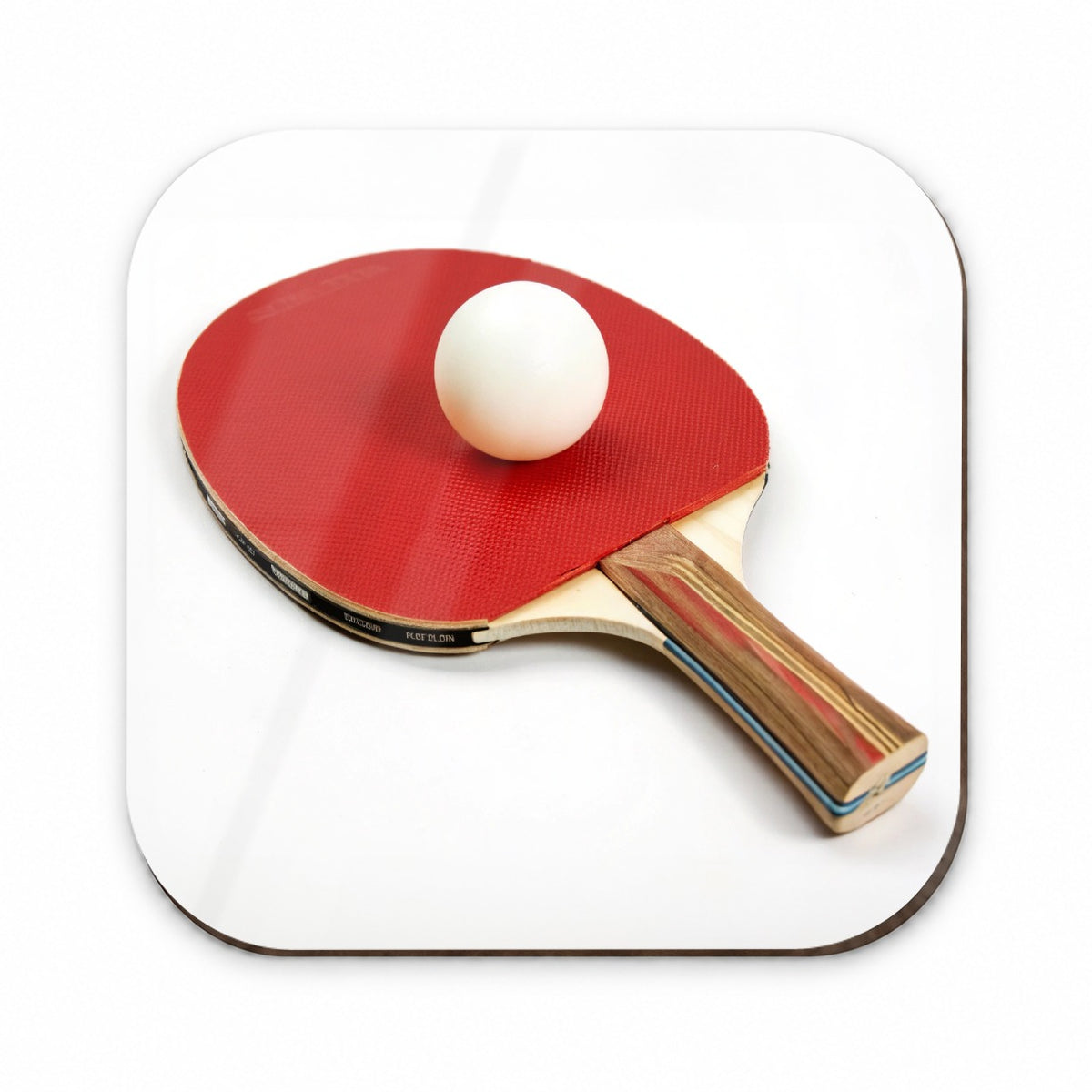 Table Tennis Ping Pong Paddle and Ball Fridge Magnet