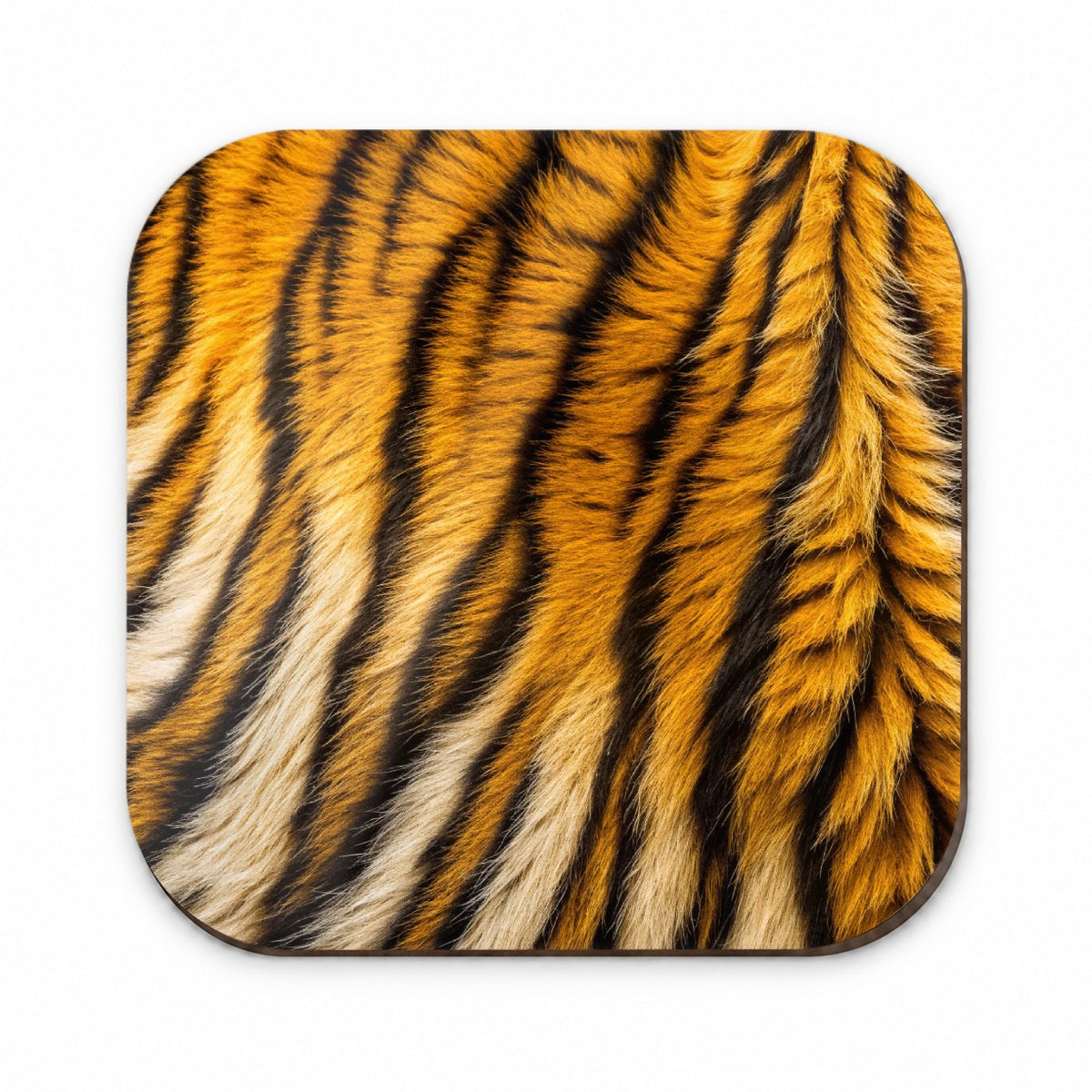 Tiger Stripes Fur Pattern Fridge Magnet
