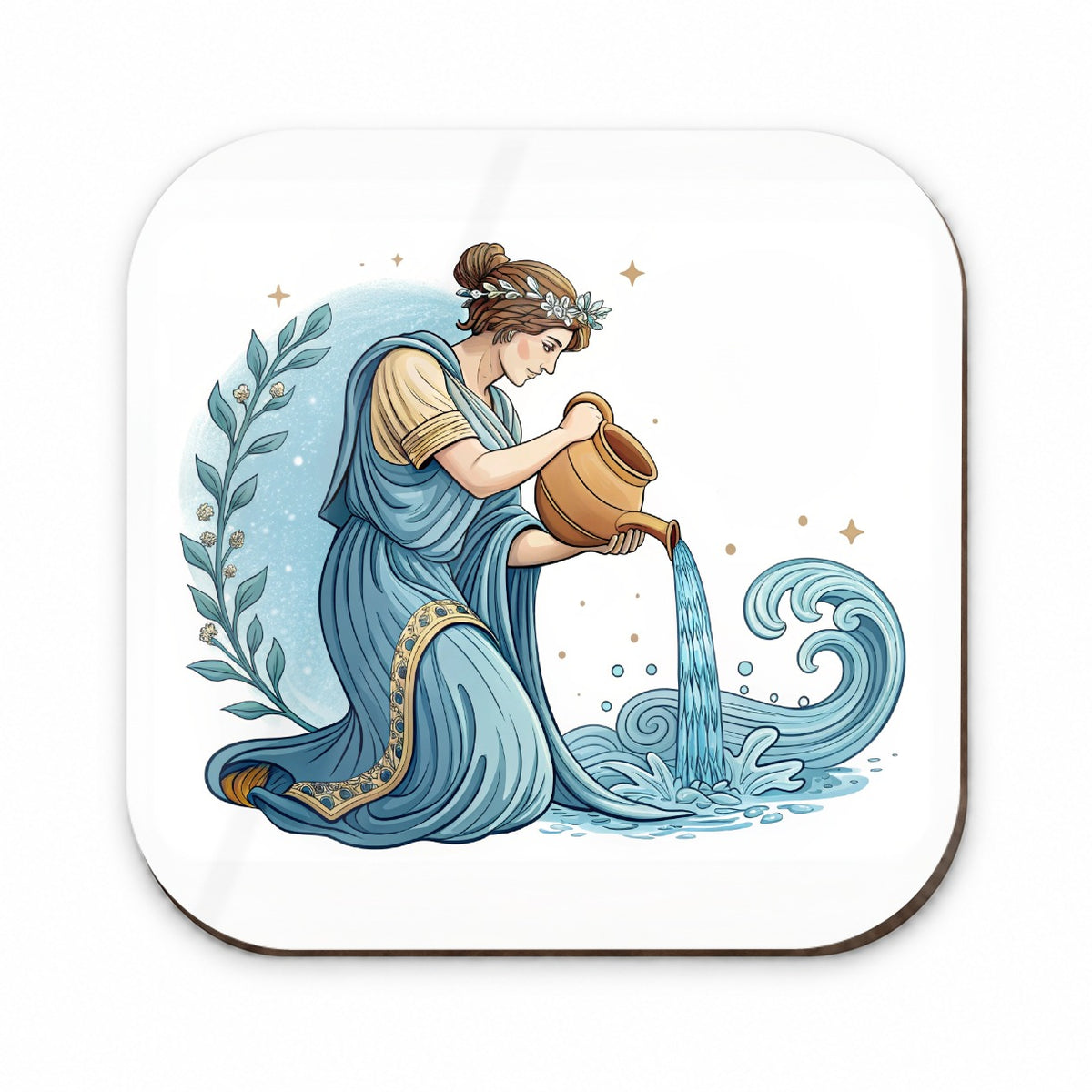 Zodiac Horoscope Symbol Aquarius Water Bearer Fridge Magnet