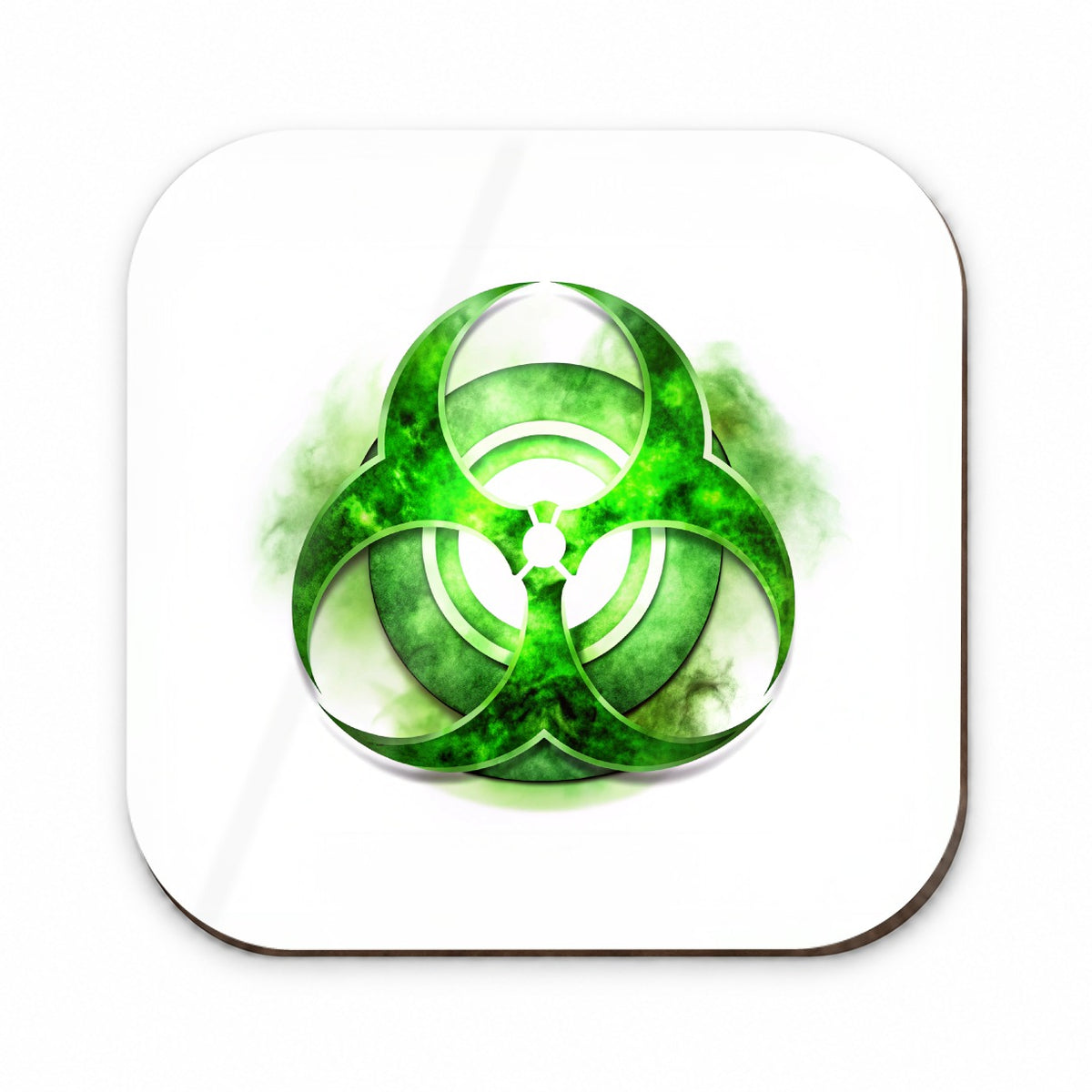 Zombie Outbreak Green Toxic Symbol Fridge Magnet