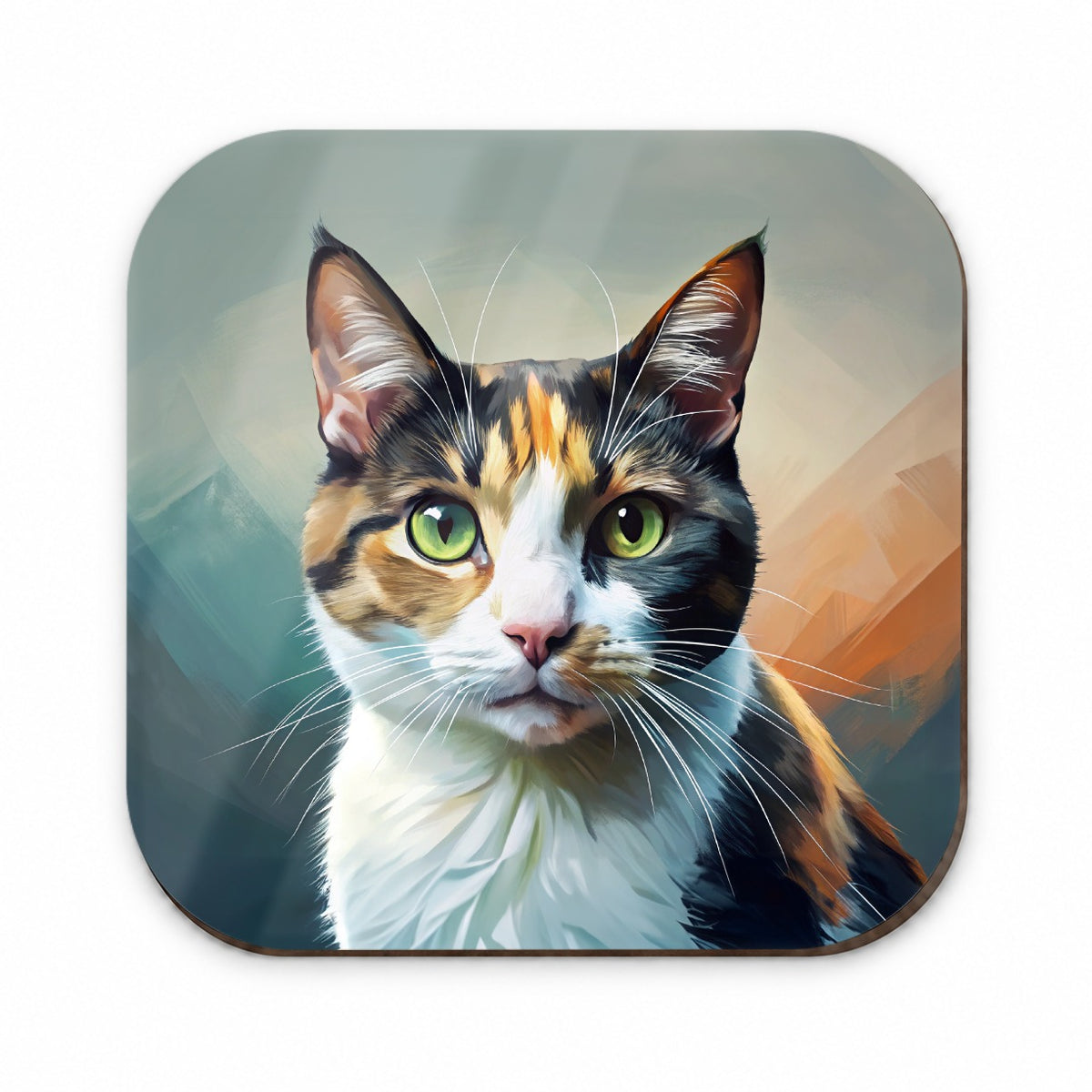Calico Cat Contemporary Art Fridge Magnet