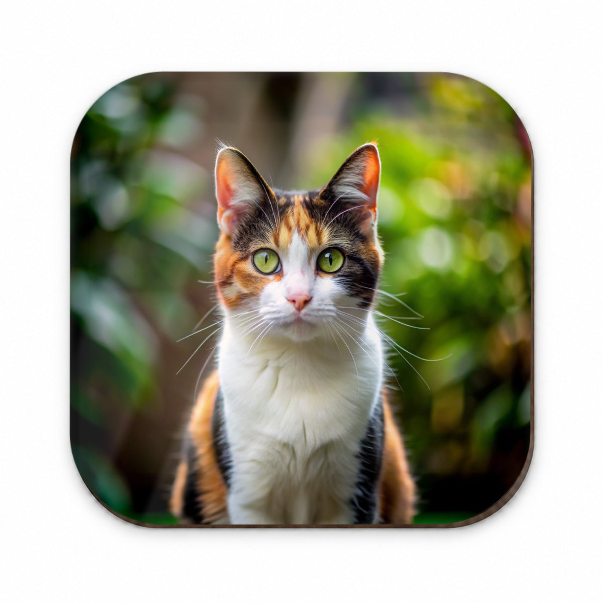Calico Cat Photo Fridge Magnet