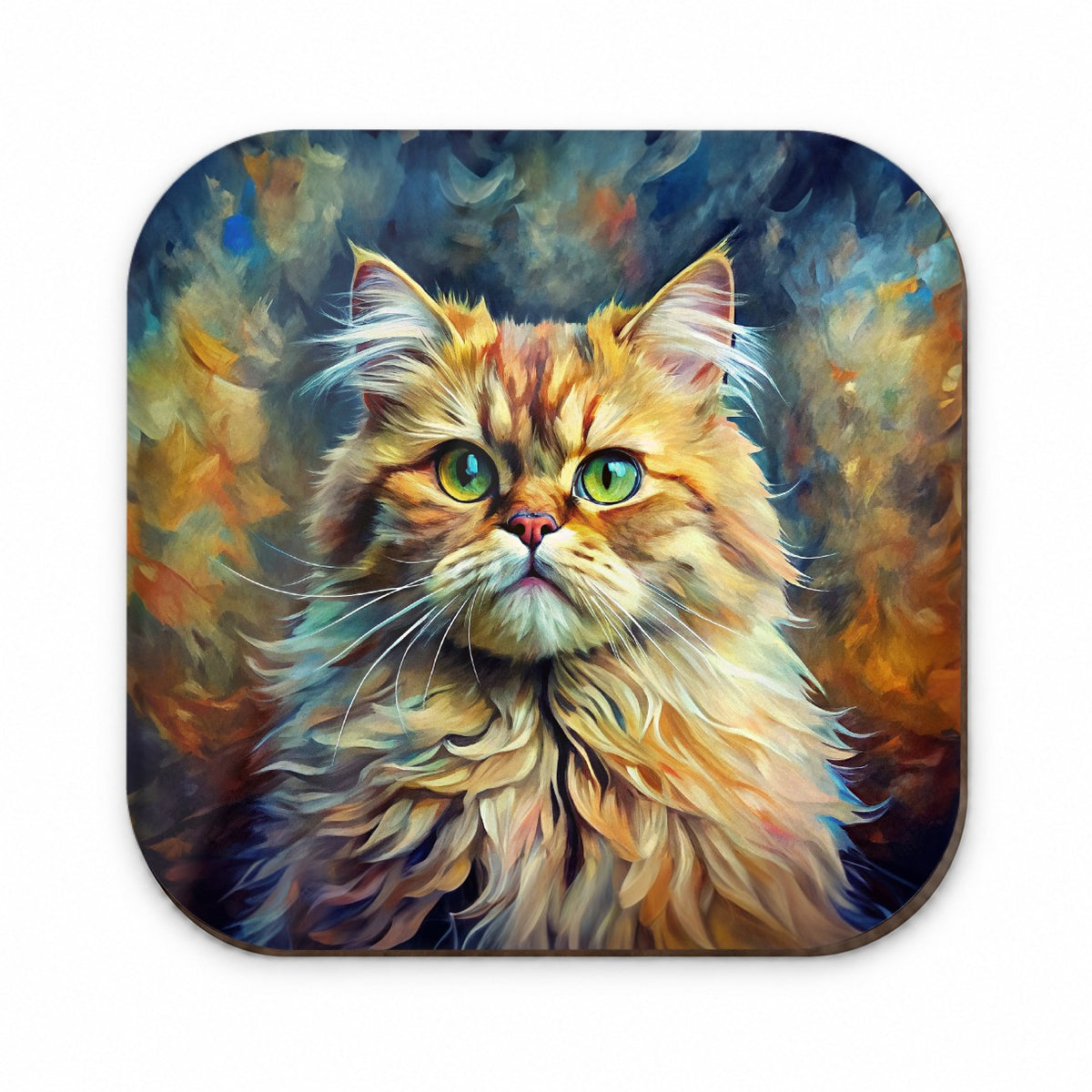 Persian Cat Expressionism Art Fridge Magnet