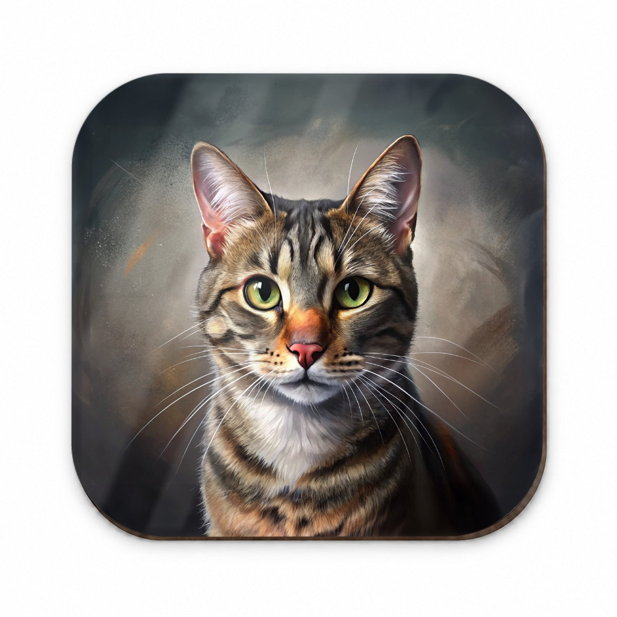 Tabby Cat Illustration Fridge Magnet