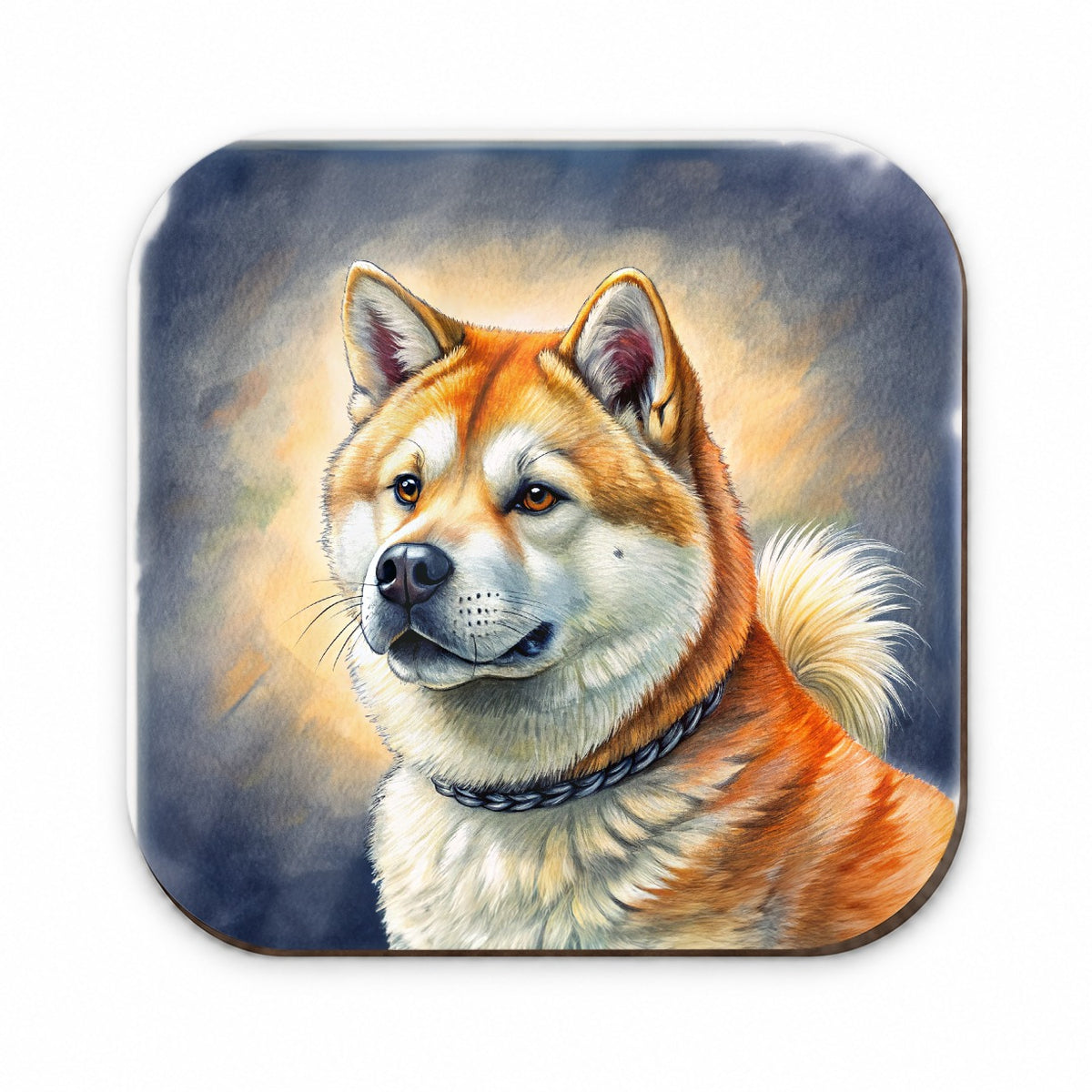 Akita Dog Illustration Fridge Magnet