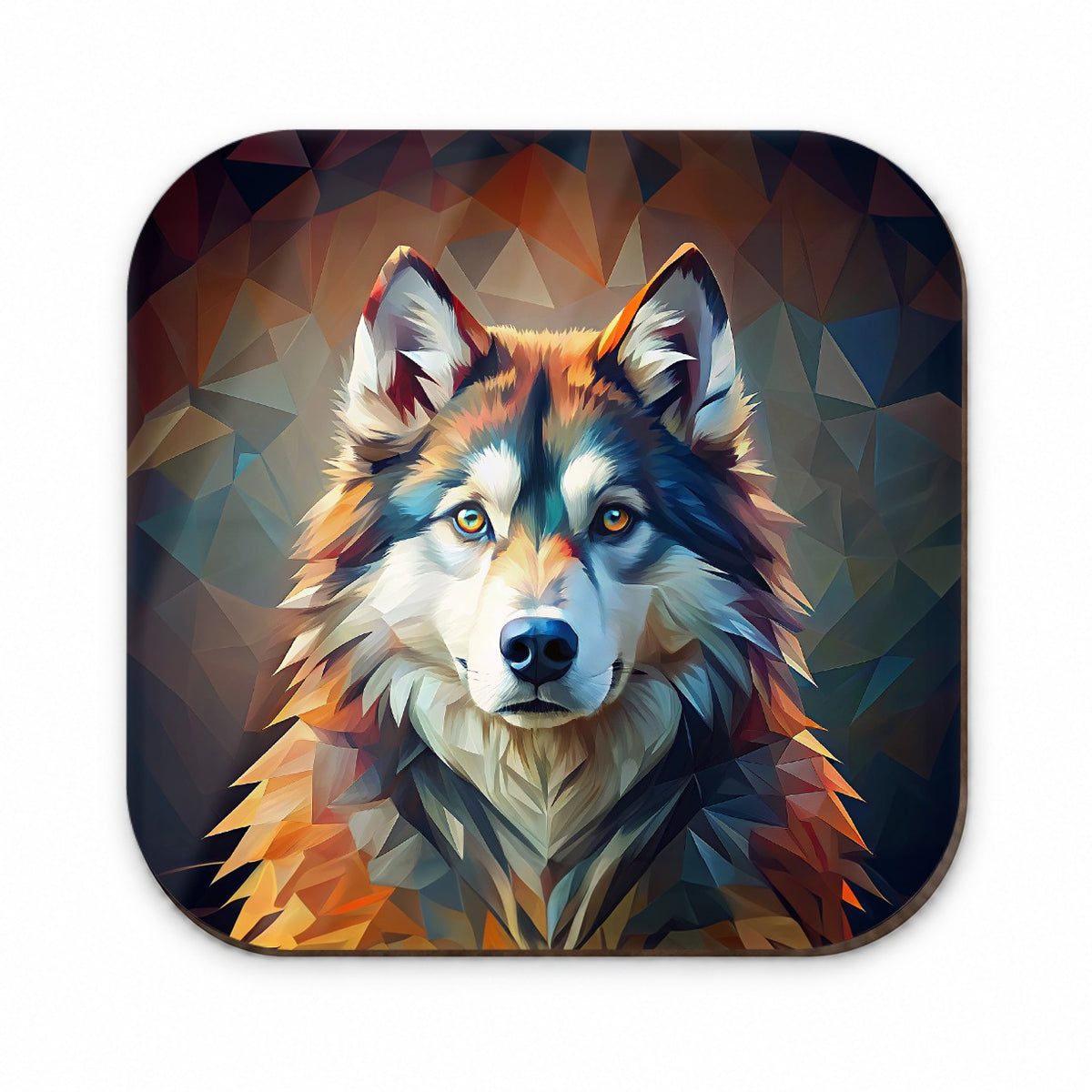 Alaskan Malamute Dog Abstract Stylized Art Fridge Magnet