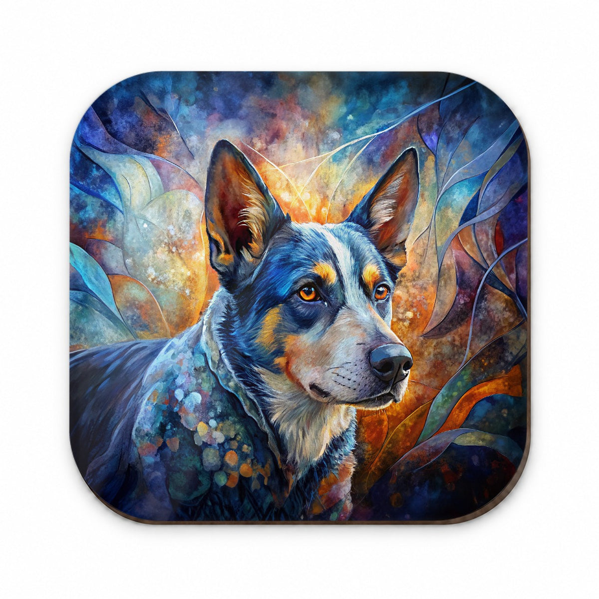 Australian Cattle Dog Abstract Art Fridge Magnet