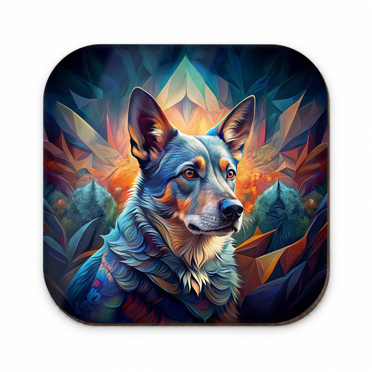 Australian Cattle Dog Abstract Stylized Art Fridge Magnet
