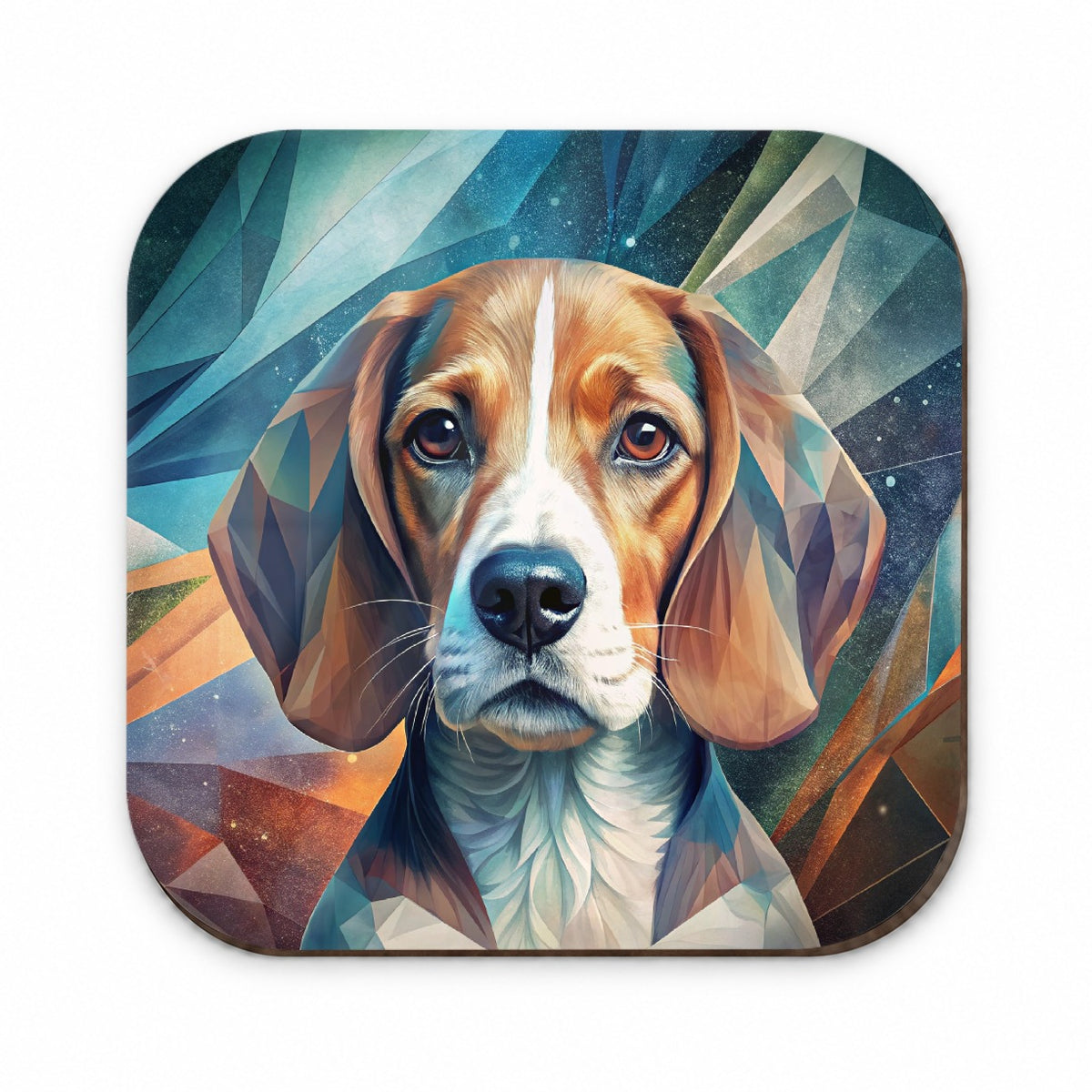 Beagle Dog Abstract Stylized Art Fridge Magnet