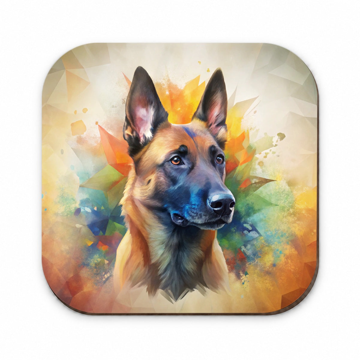 Belgian Malinois Dog Abstract Art Fridge Magnet