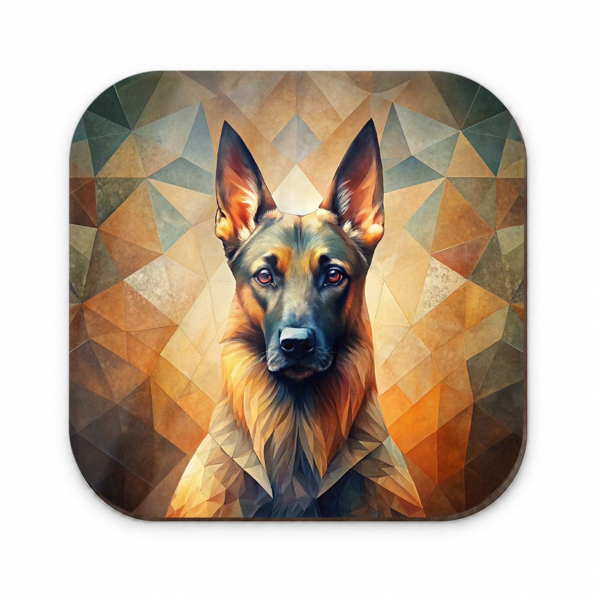 Belgian Malinois Dog Abstract Stylized Art Fridge Magnet