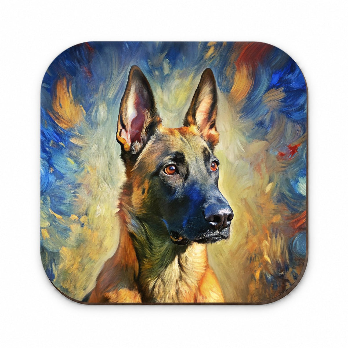 Belgian Malinois Dog Expressionism Art Fridge Magnet
