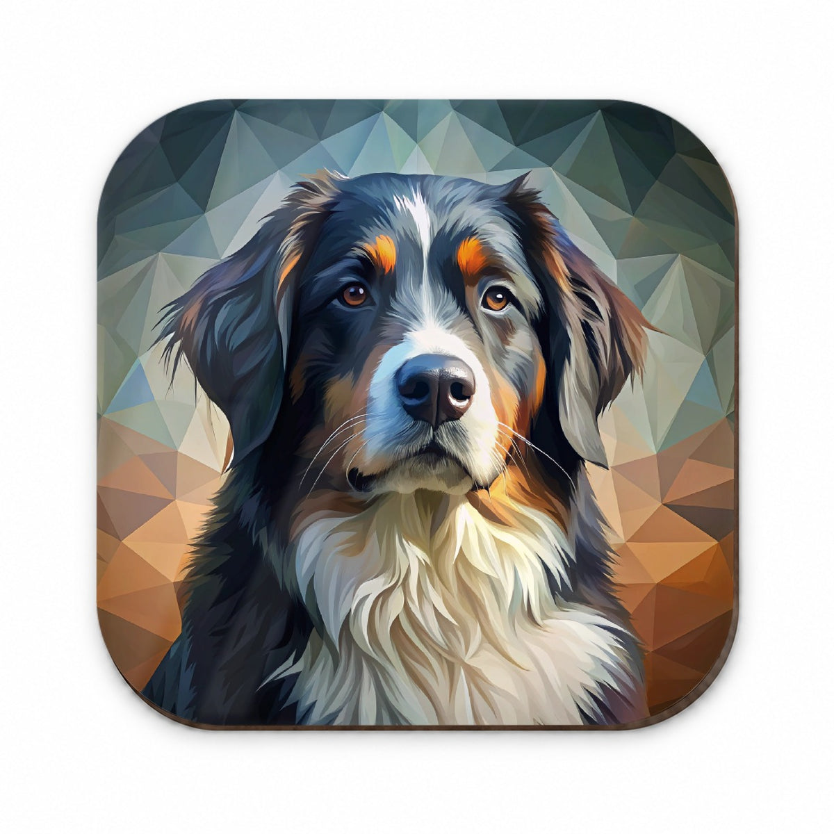 Bernese Mountain Dog Abstract Stylized Art Fridge Magnet