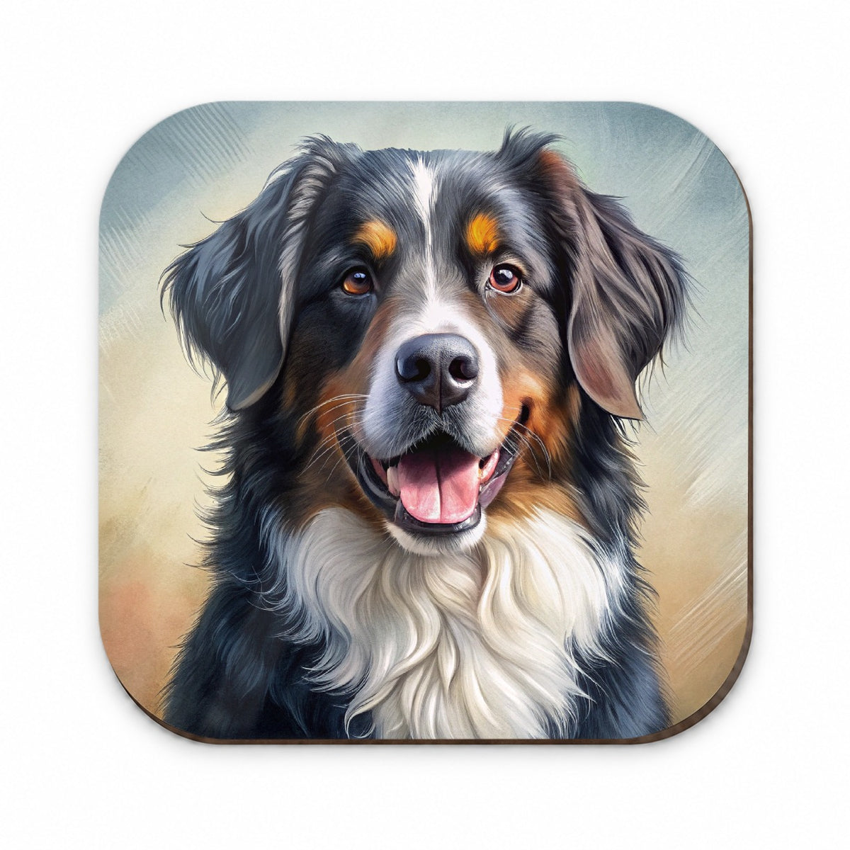 Bernese Mountain Dog Illustration Fridge Magnet