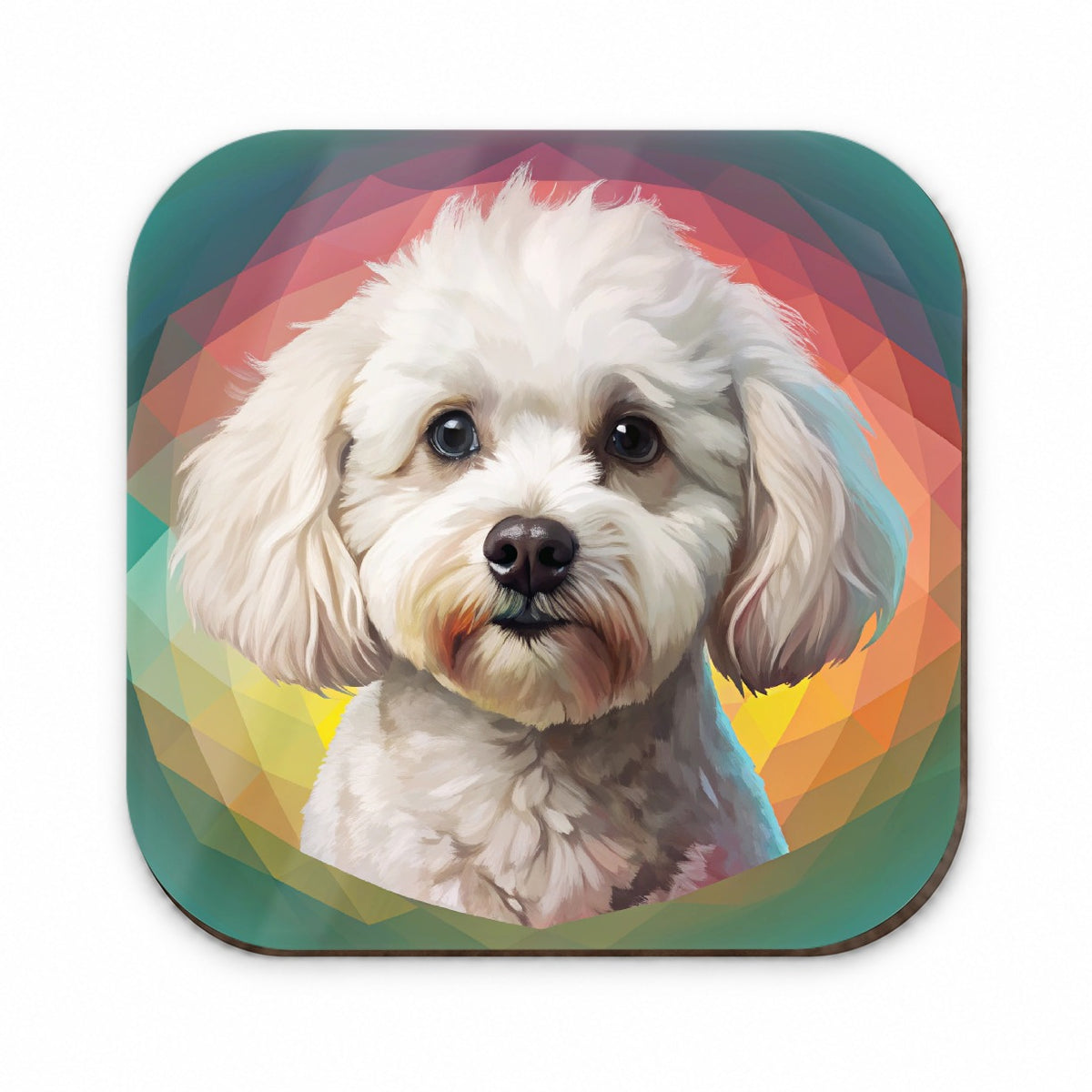 Bichon Frise Dog Contemporary Art Fridge Magnet