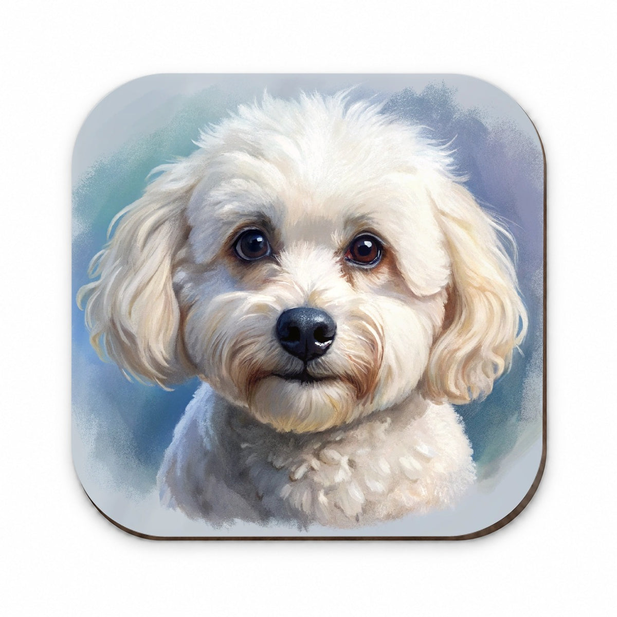 Bichon Frise Dog Illustration Fridge Magnet