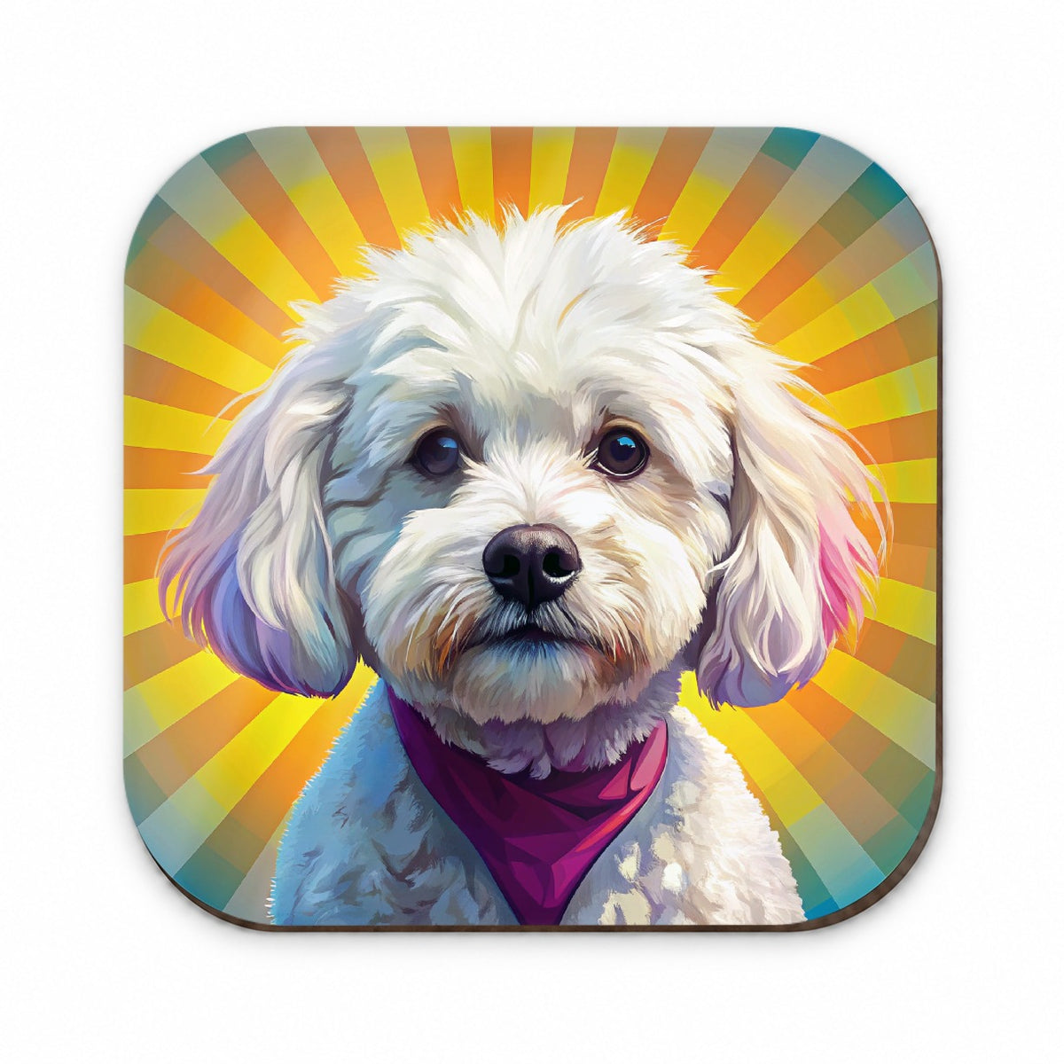 Bichon Frise Dog Pop Art Fridge Magnet