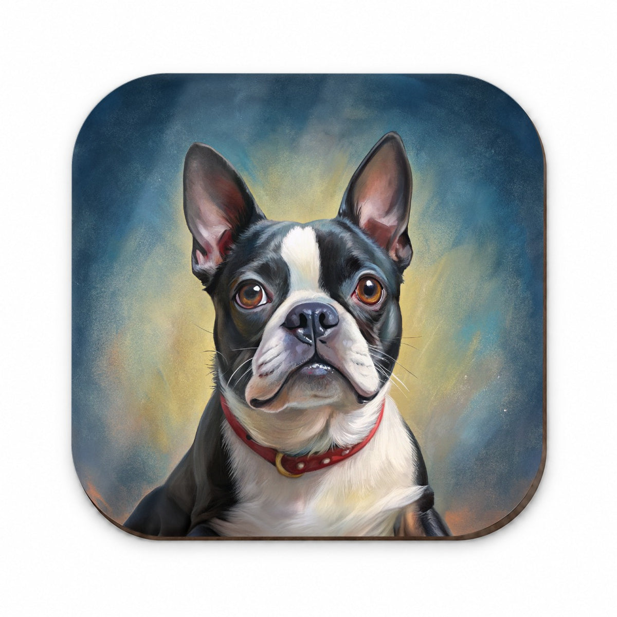 Boston Terrier Dog Illustration Fridge Magnet