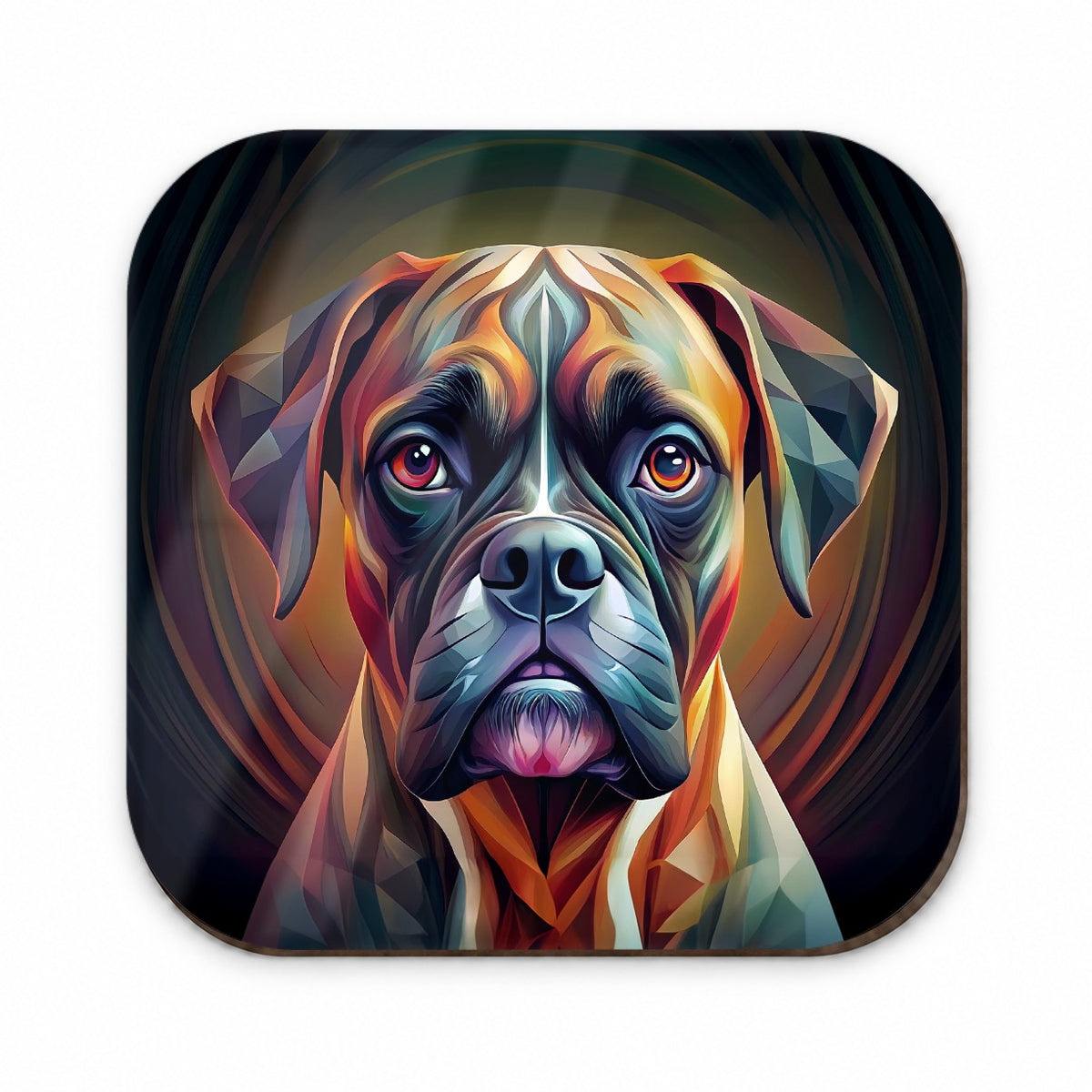 Boxer Dog Abstract Stylized Art Fridge Magnet