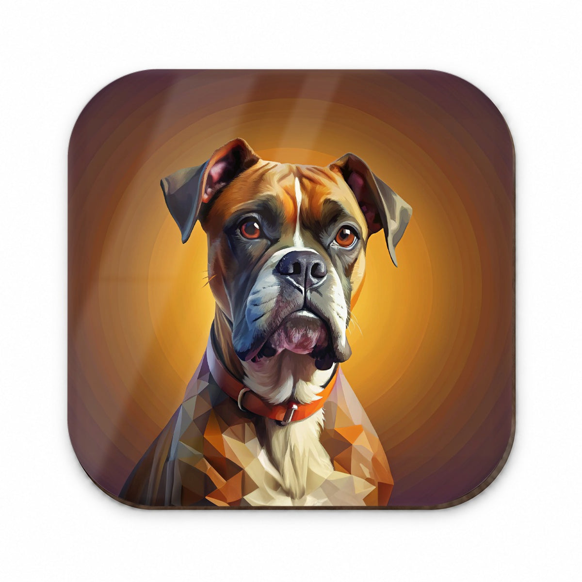 Boxer Dog Contemporary Art Fridge Magnet