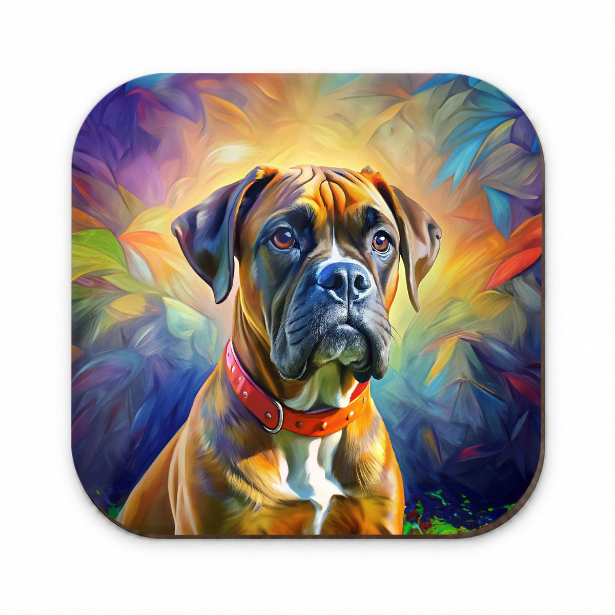 Boxer Dog Expressionism Art Fridge Magnet