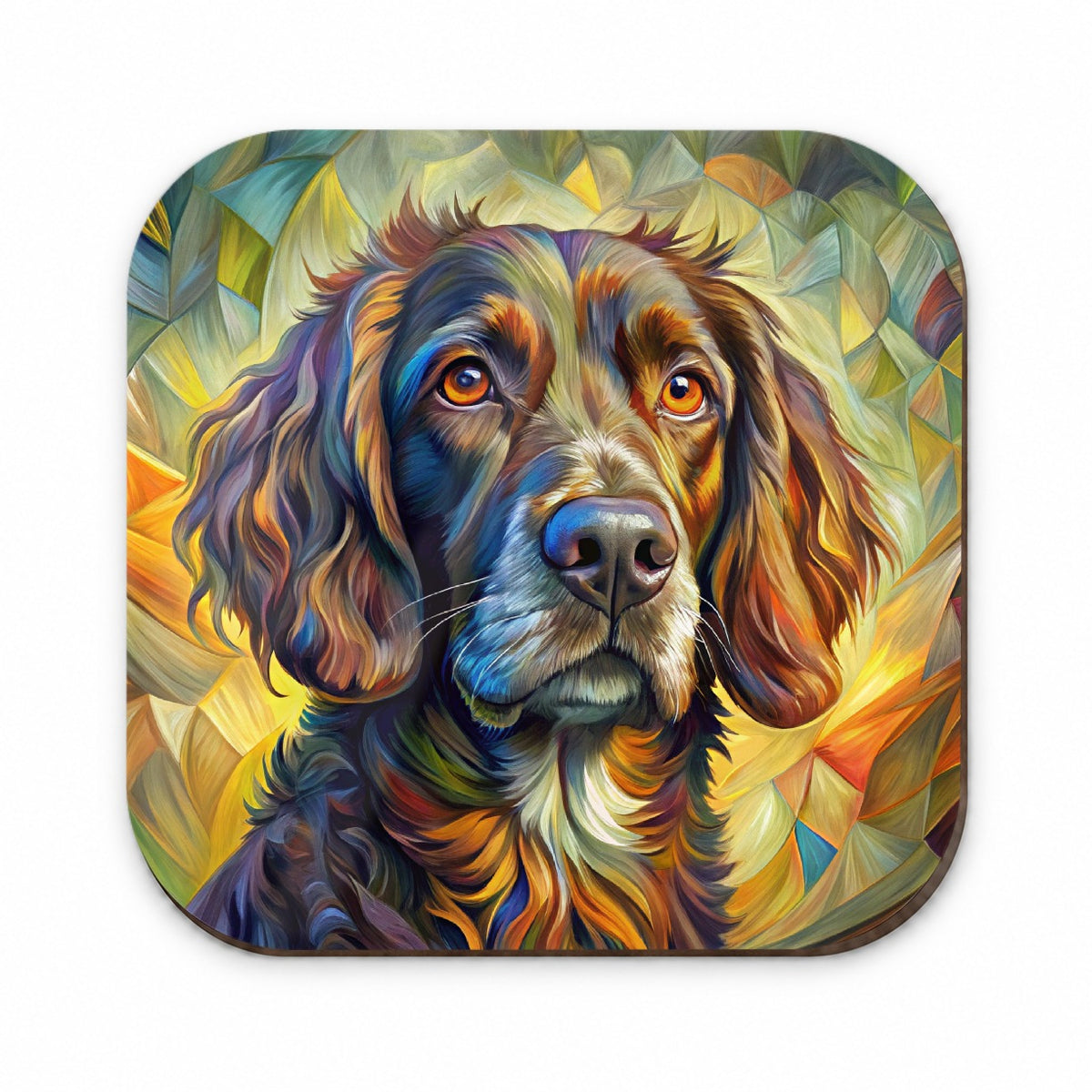 Boykin Spaniel Dog Abstract Art Fridge Magnet