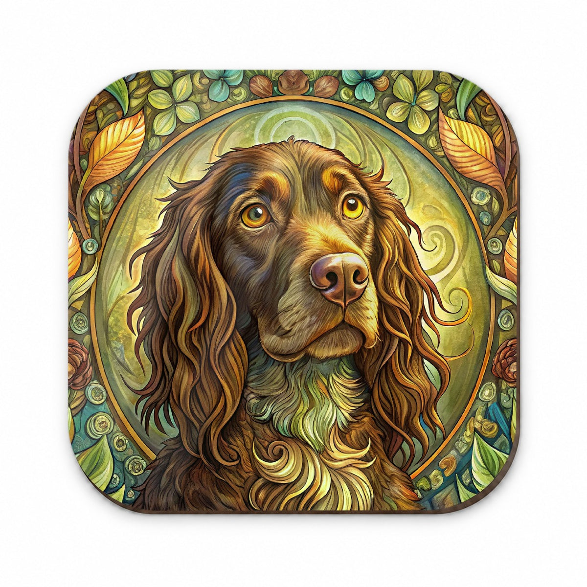 Boykin Spaniel Dog Art Nouveau Fridge Magnet