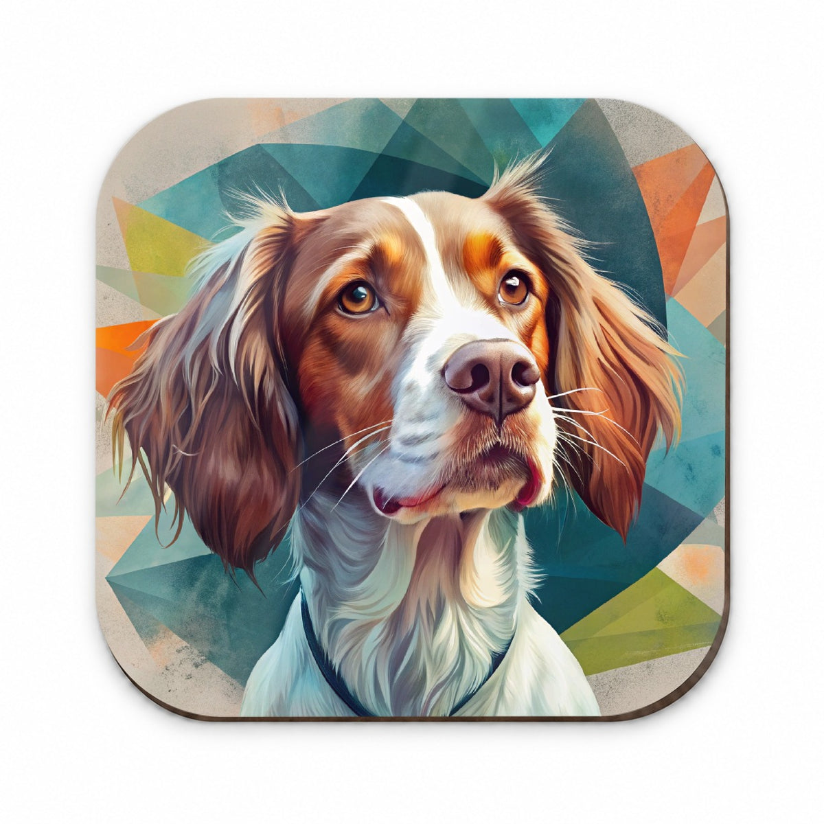 Brittany Spaniel Dog Contemporary Art Fridge Magnet