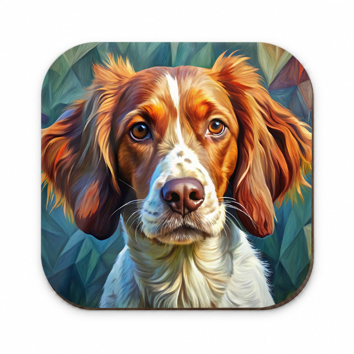 Brittany Spaniel Dog Expressionism Art Fridge Magnet