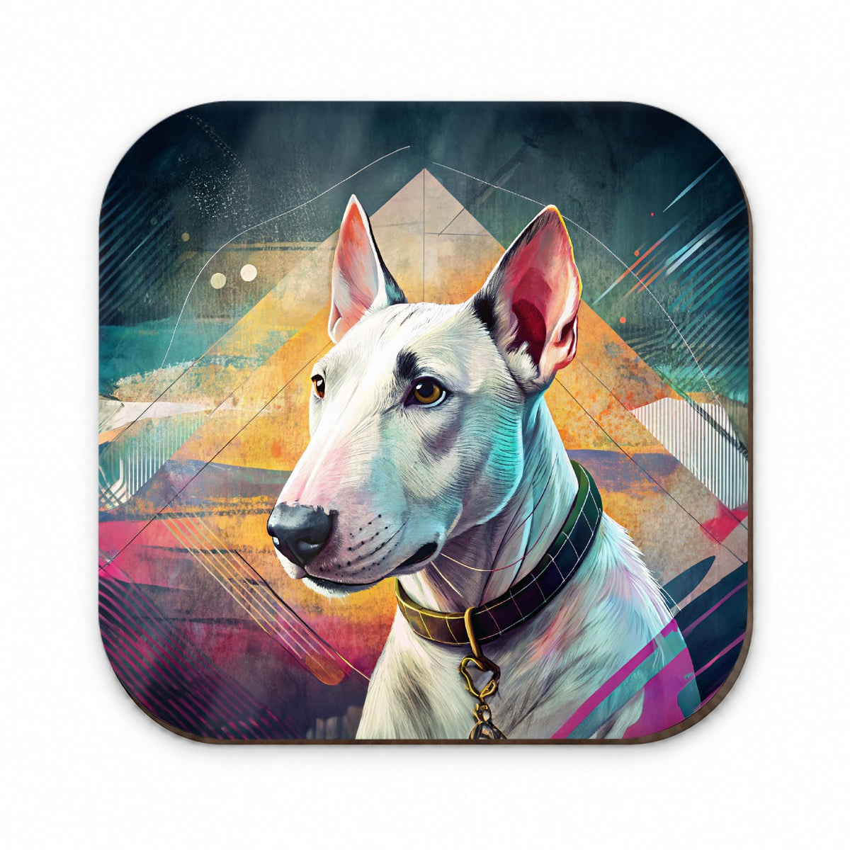Bull Terrier Dog Contemporary Art Fridge Magnet