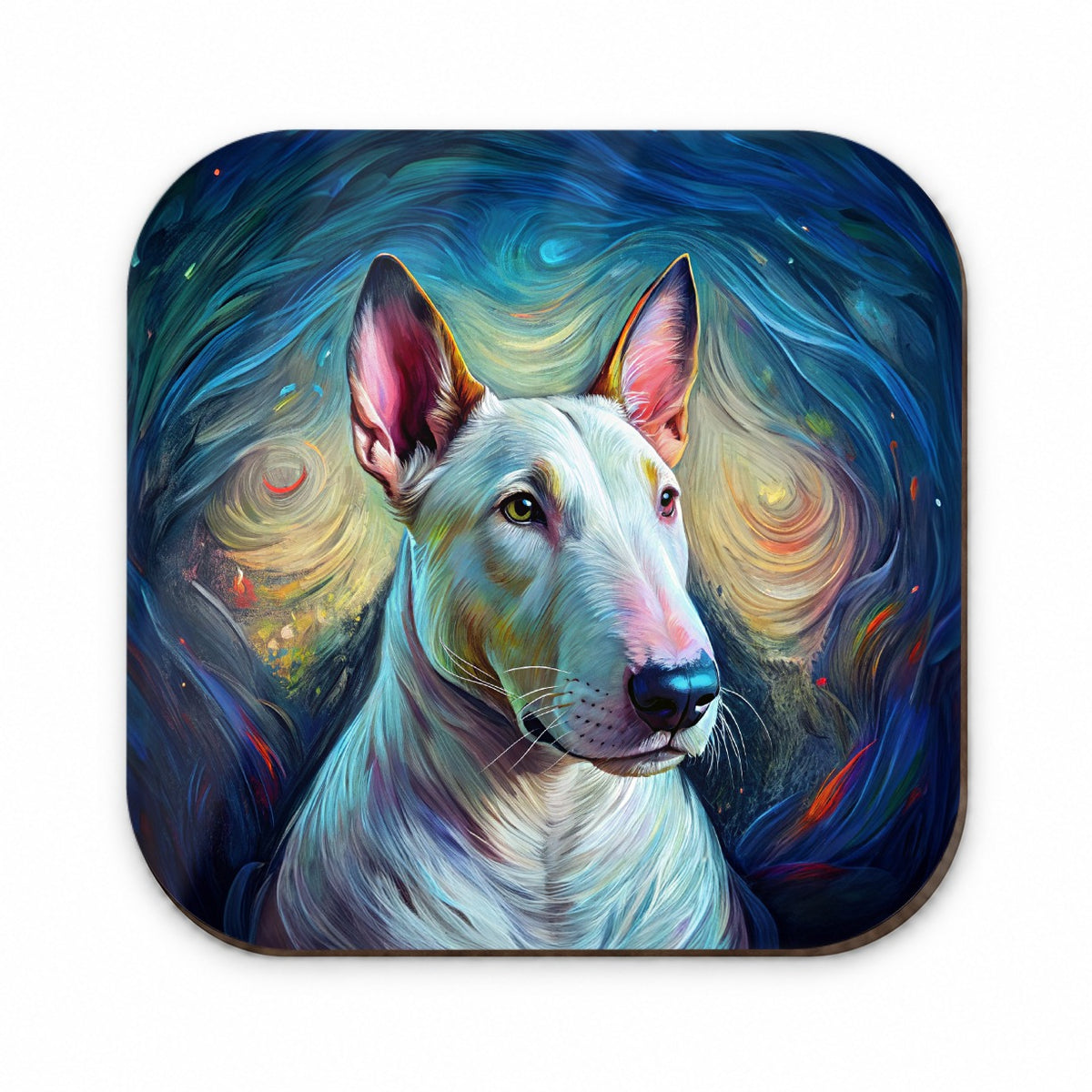 Bull Terrier Dog Expressionism Art Fridge Magnet