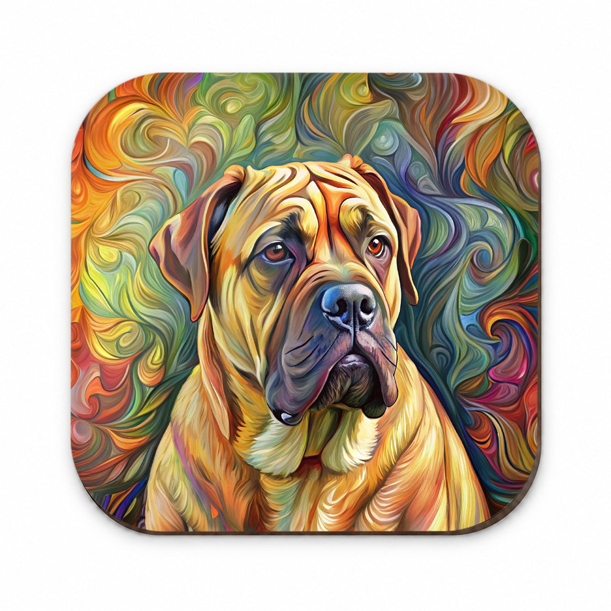 Bullmastiff Dog Expressionism Art Fridge Magnet