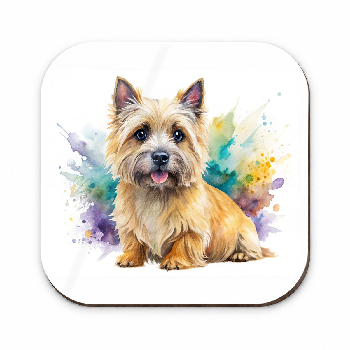 Cairn Terrier Dog Watercolor Style Fridge Magnet