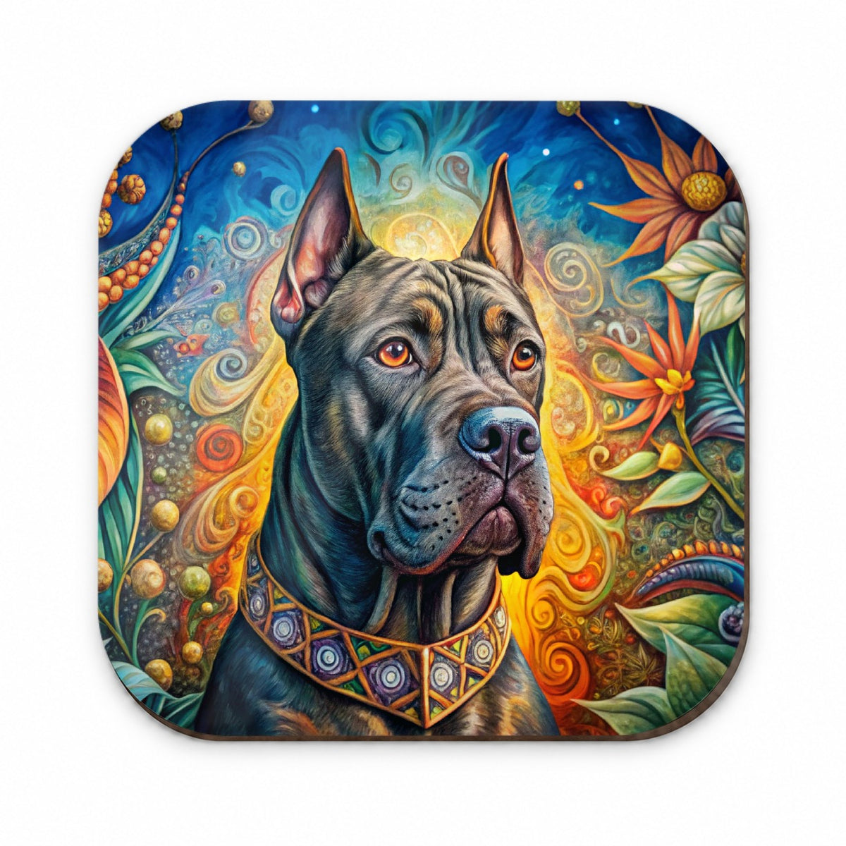 Cane Corso Dog Bohemian Art Fridge Magnet