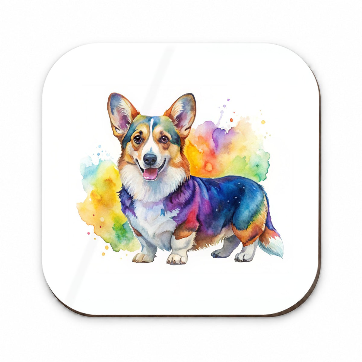 Cardigan Welsh Corgi Dog Watercolor Style Fridge Magnet