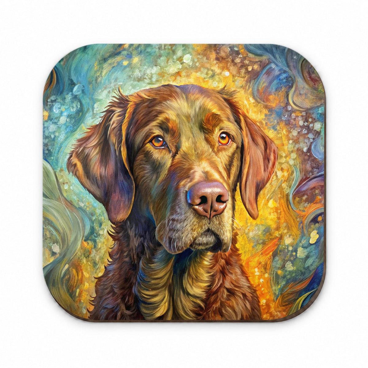 Chesapeake Bay Retriever Dog Abstract Art Fridge Magnet