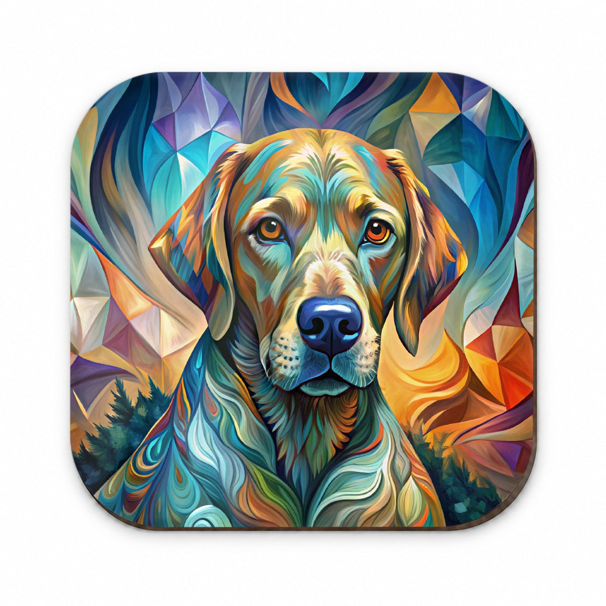 Chesapeake Bay Retriever Dog Abstract Stylized Art Fridge Magnet