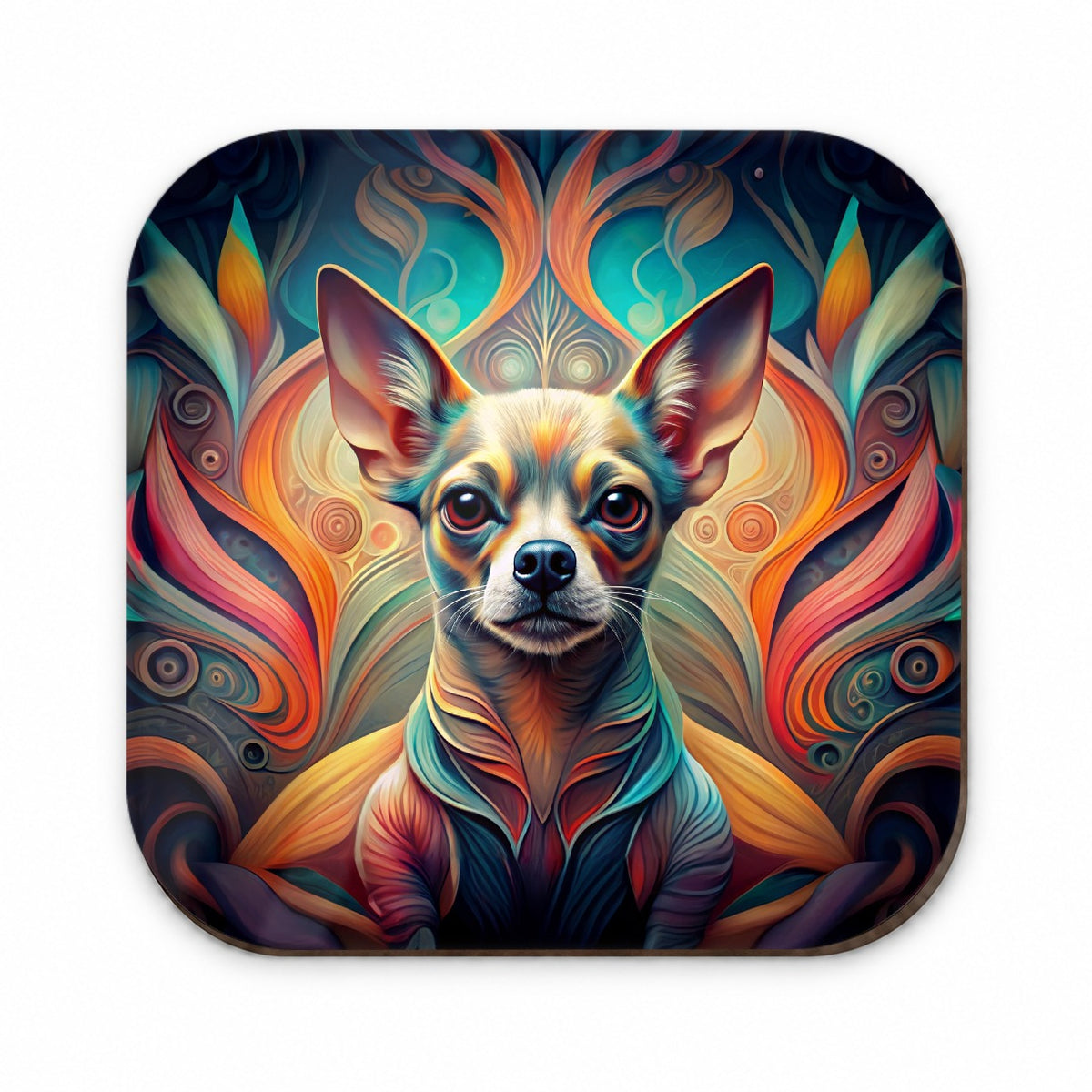 Chihuahua Dog Abstract Stylized Art Fridge Magnet