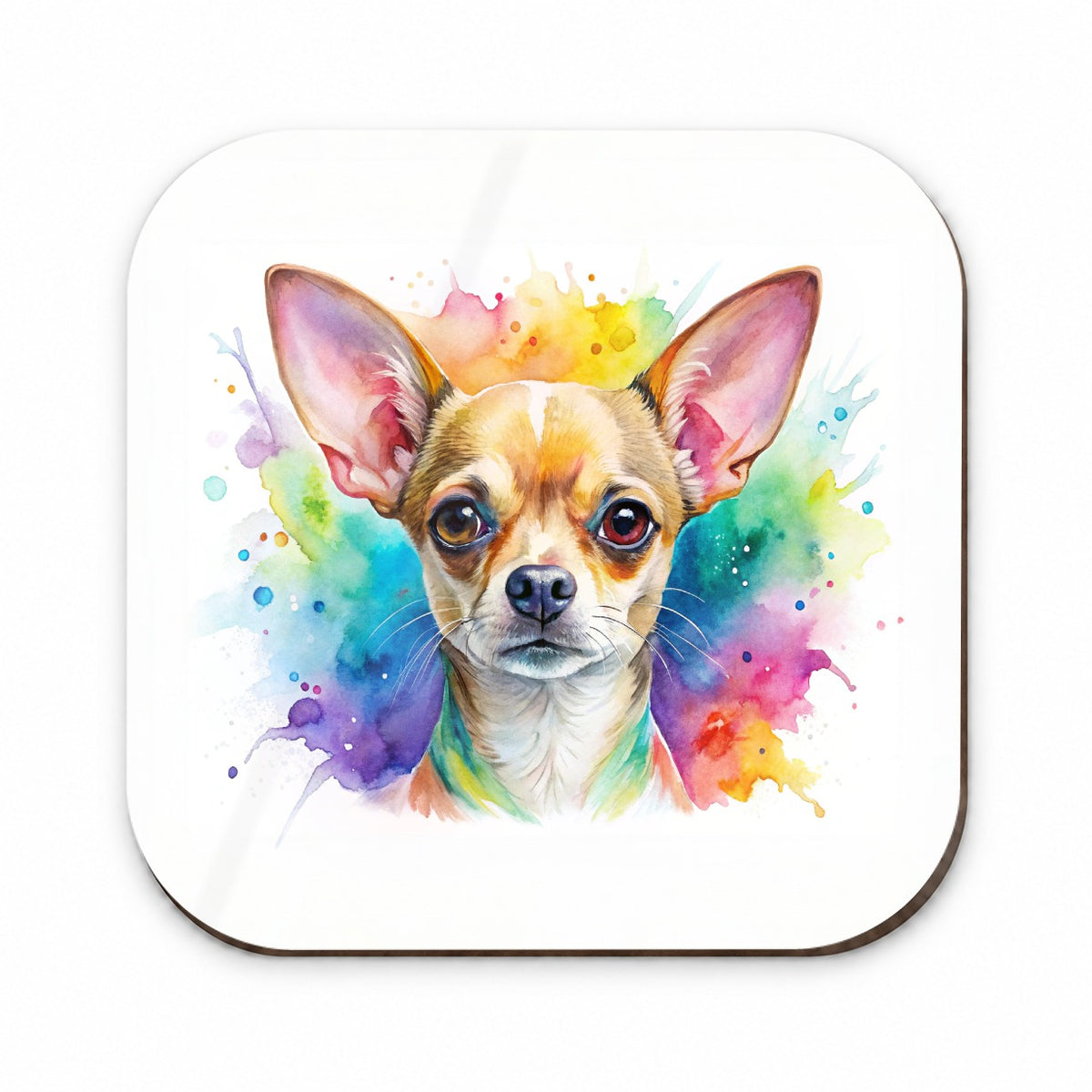 Chihuahua Dog Watercolor Style Fridge Magnet
