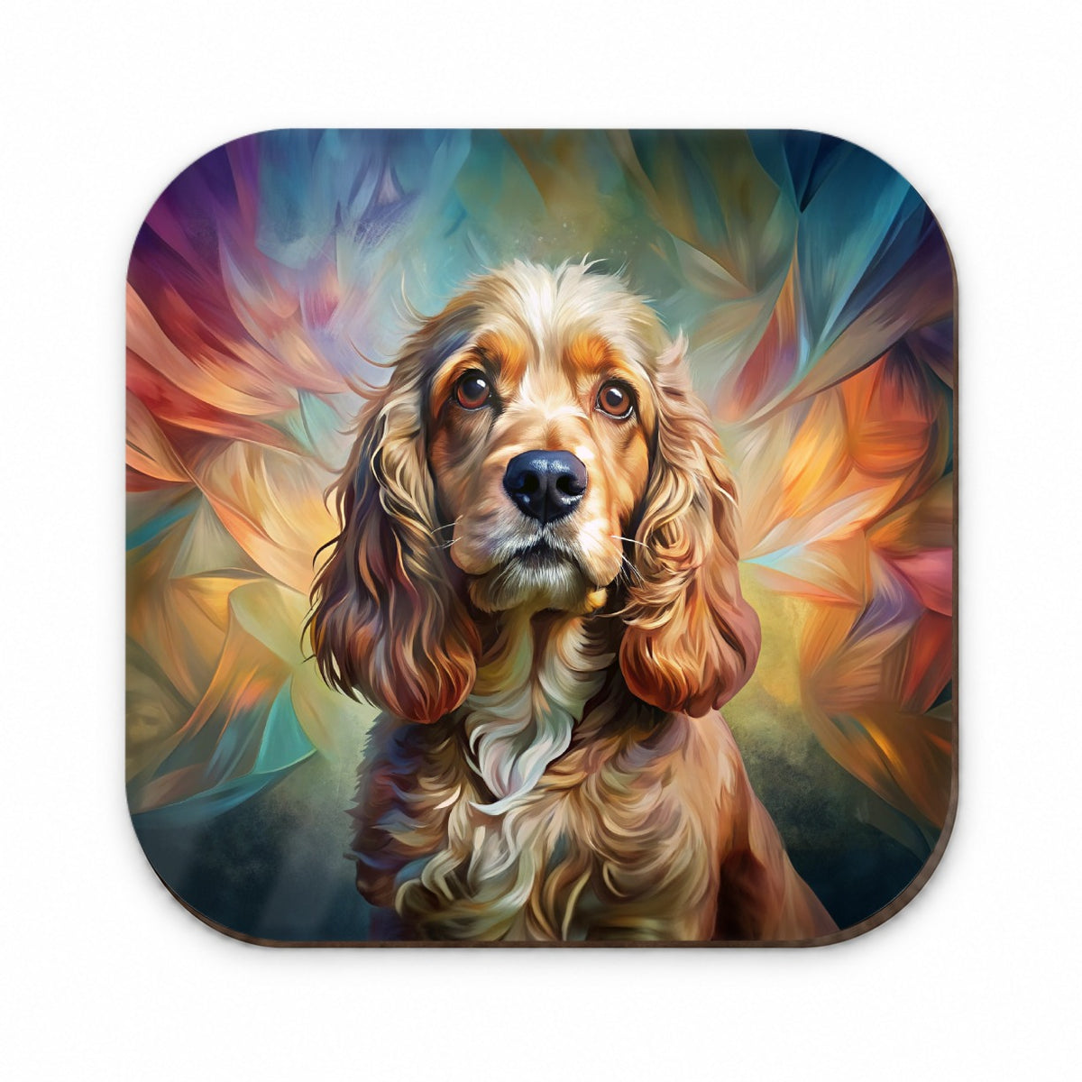 Cocker Spaniel Dog Abstract Art Fridge Magnet