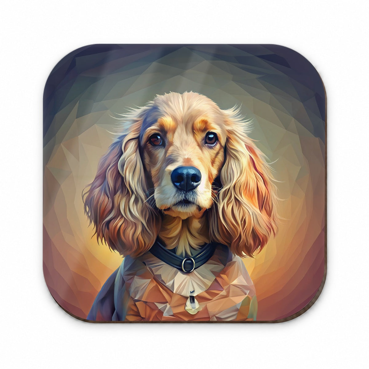 Cocker Spaniel Dog Abstract Stylized Art Fridge Magnet