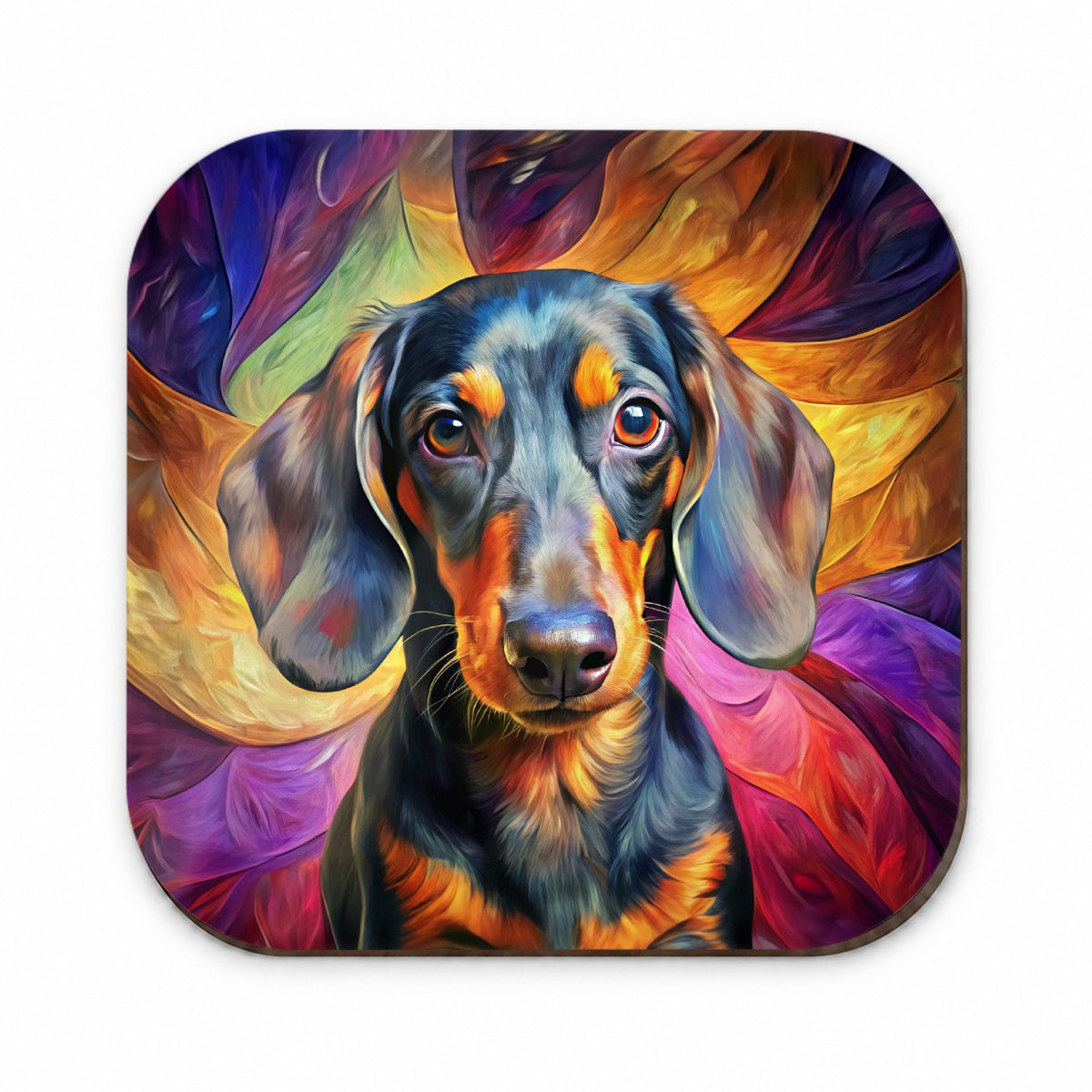 Dachshund Dog Expressionism Art Fridge Magnet