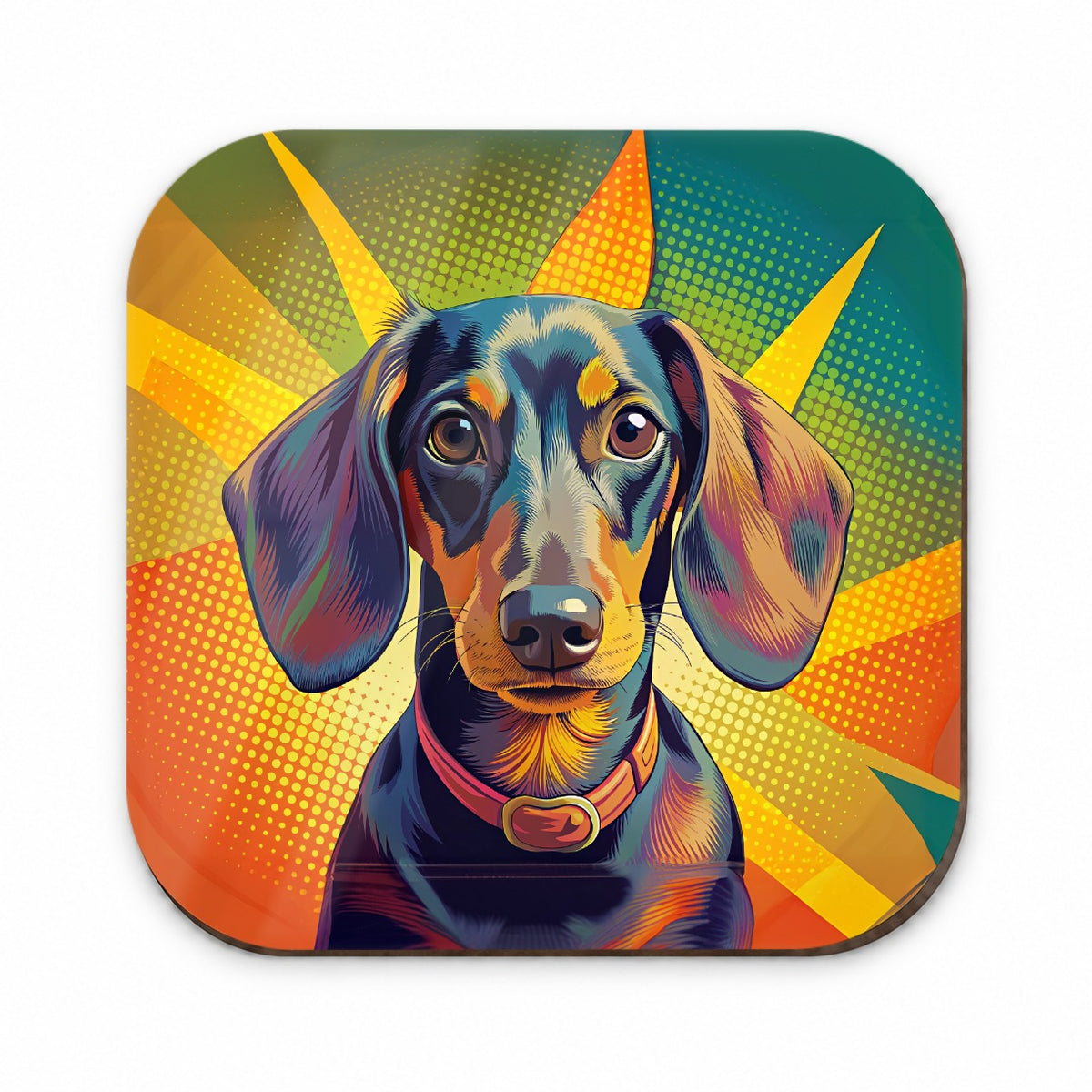 Dachshund Dog Pop Art Fridge Magnet