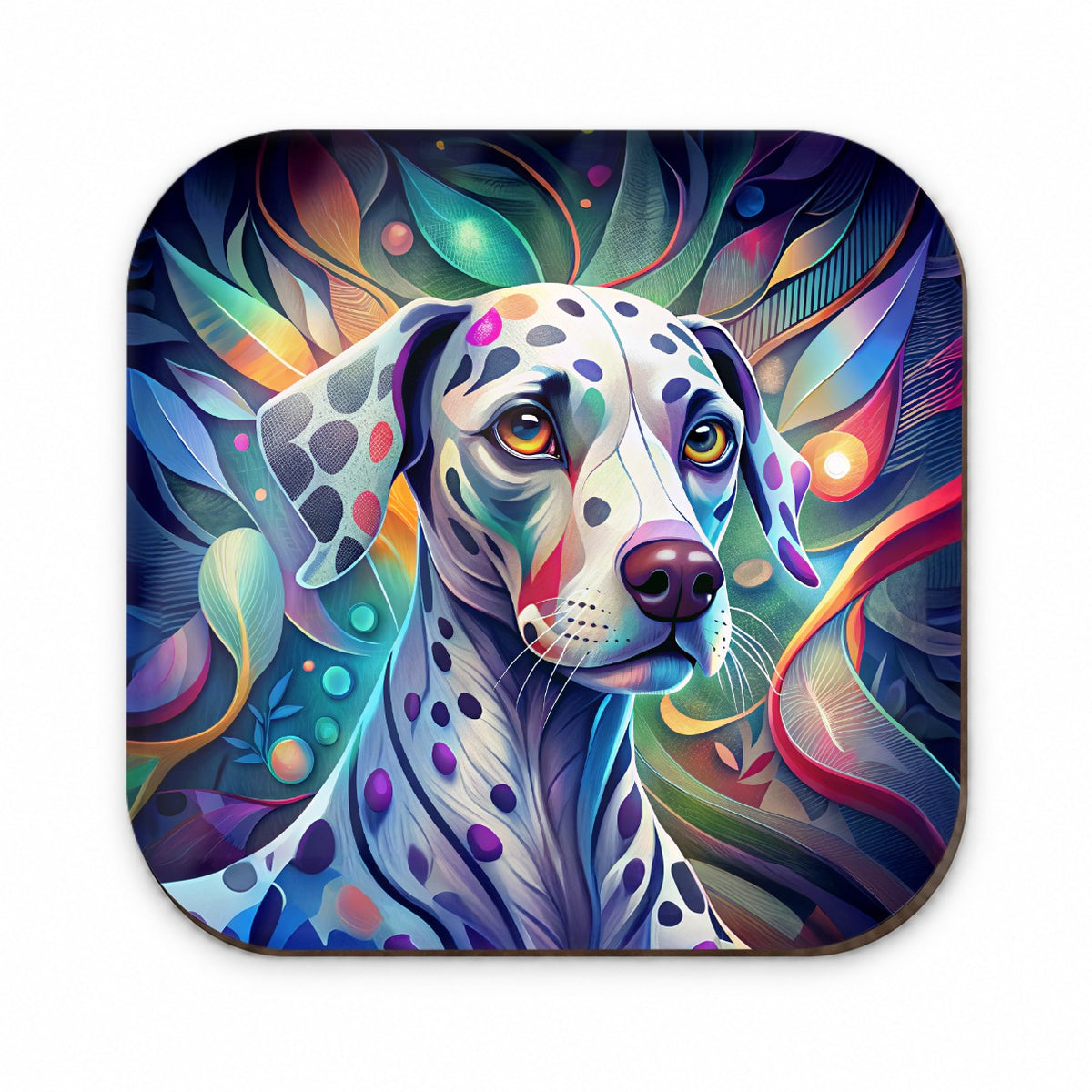 Dalmatian Dog Abstract Stylized Art Fridge Magnet