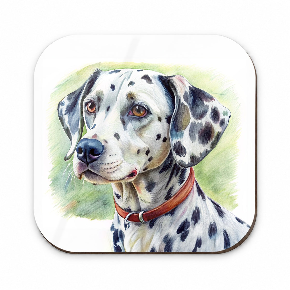 Dalmatian Dog Illustration Fridge Magnet