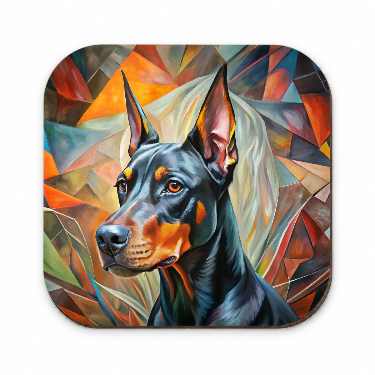 Doberman Pinscher Dog Abstract Art Fridge Magnet